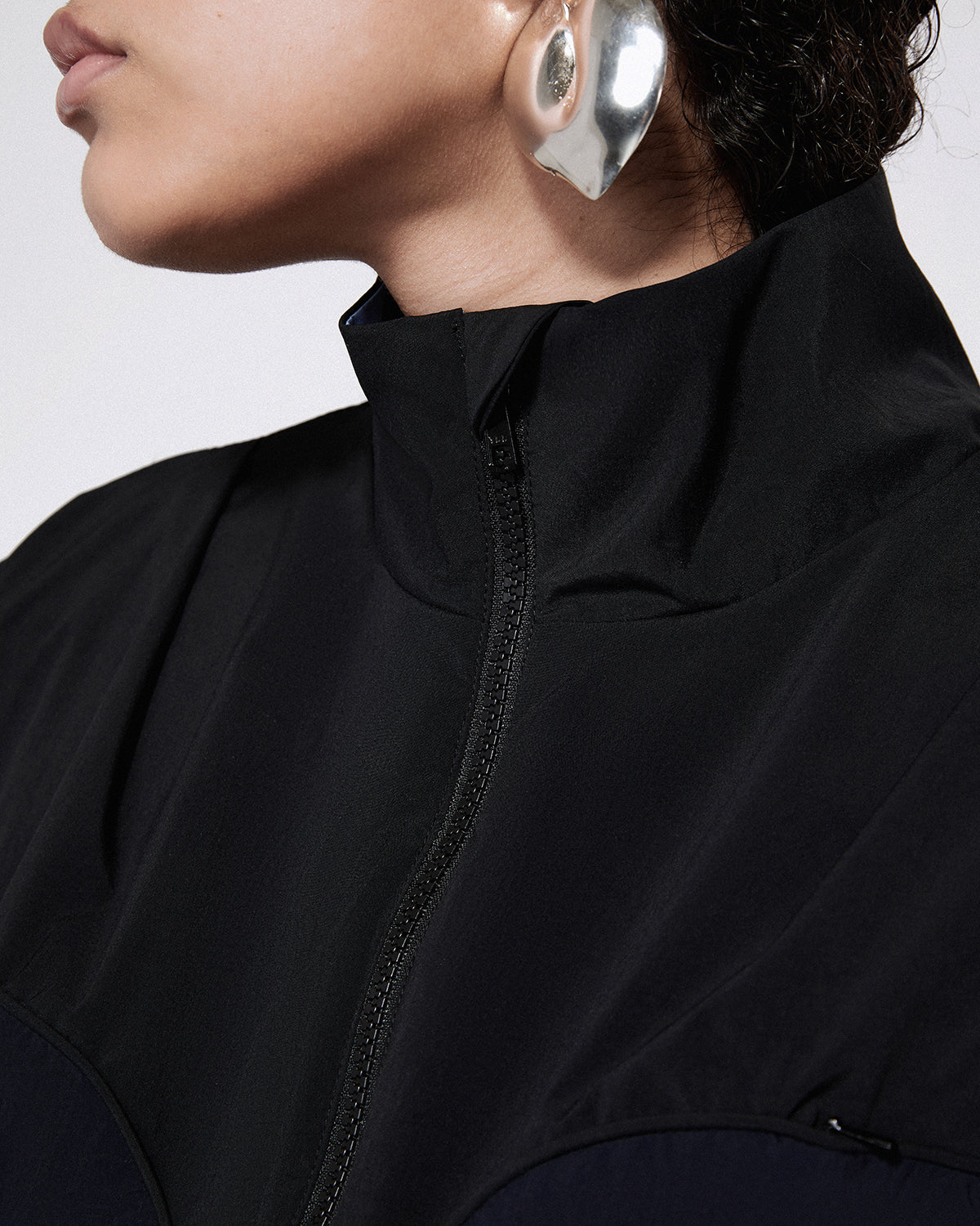 Modified track jacket black