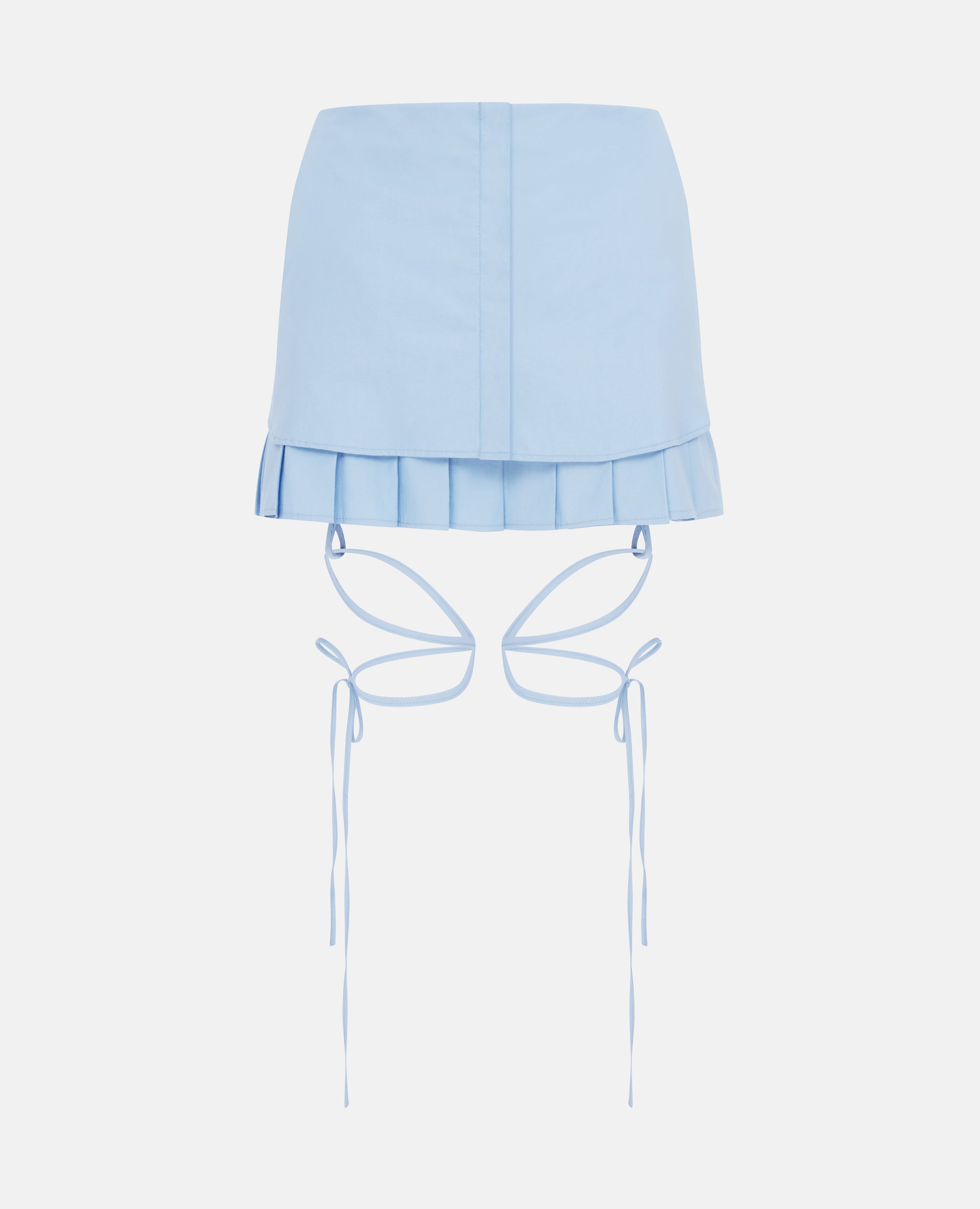 Baxter kilt skirt with leg straps blue