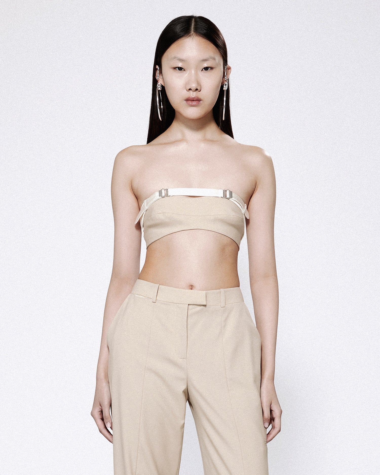 Gemini tailored bra sand