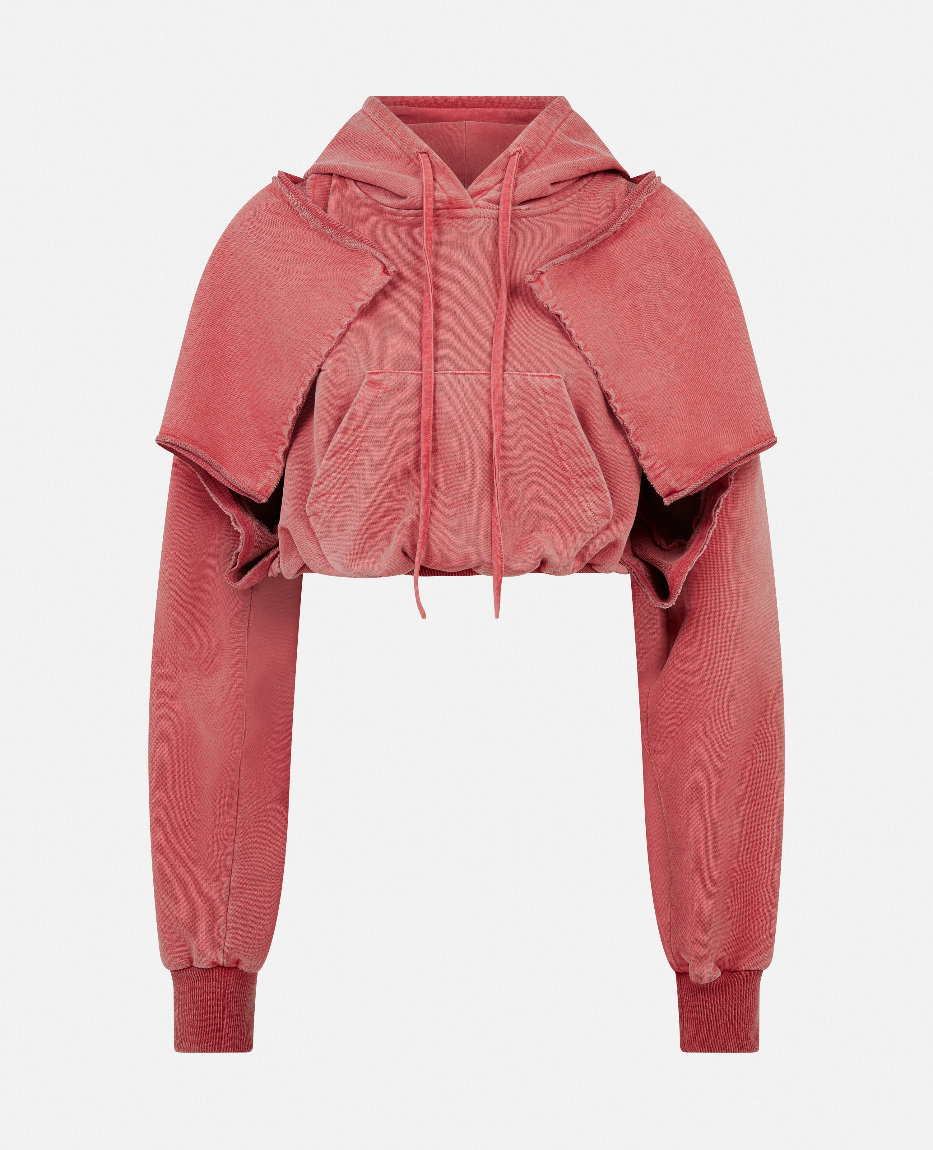 Cloaked hoodie red