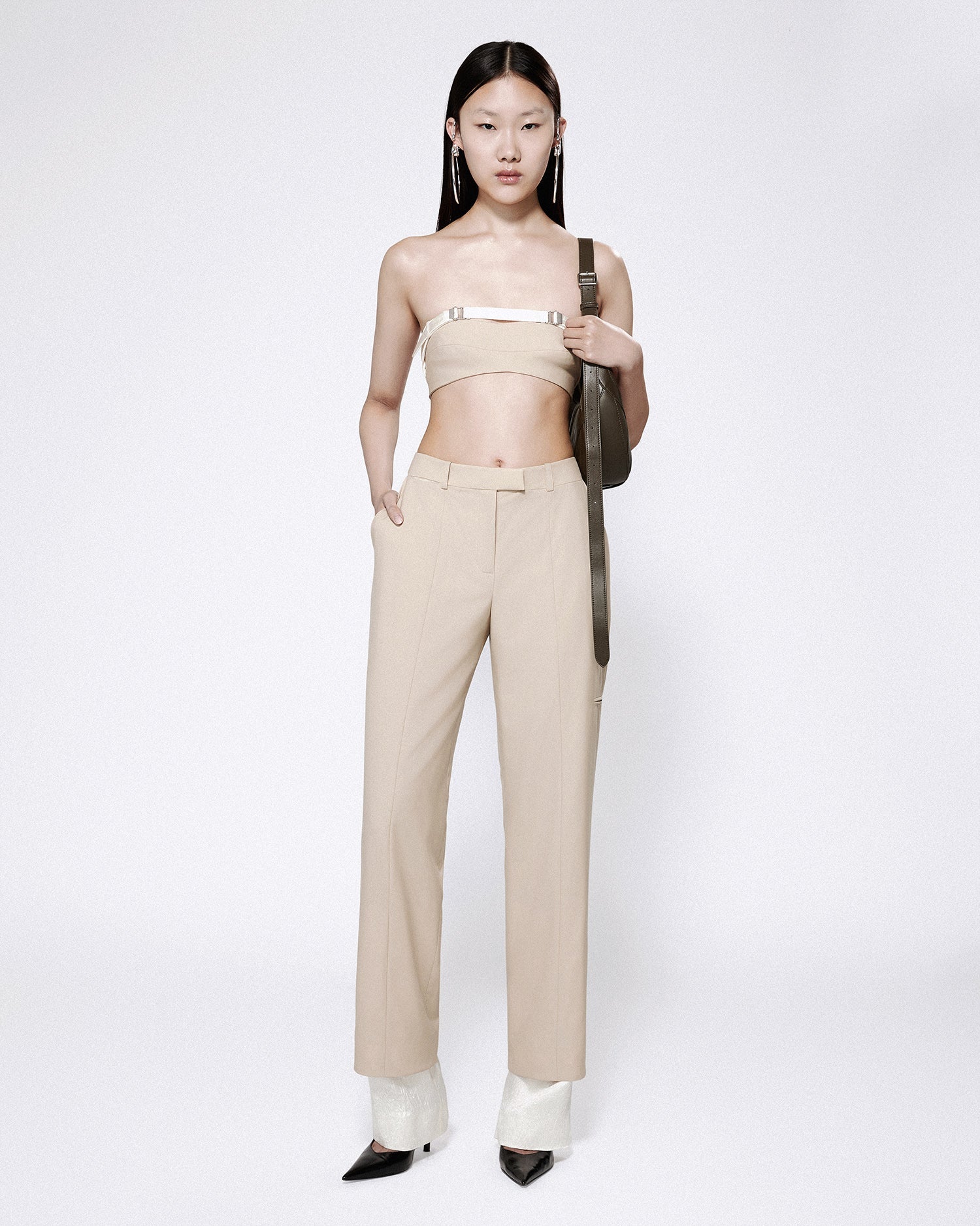 Gemini tailored bra sand
