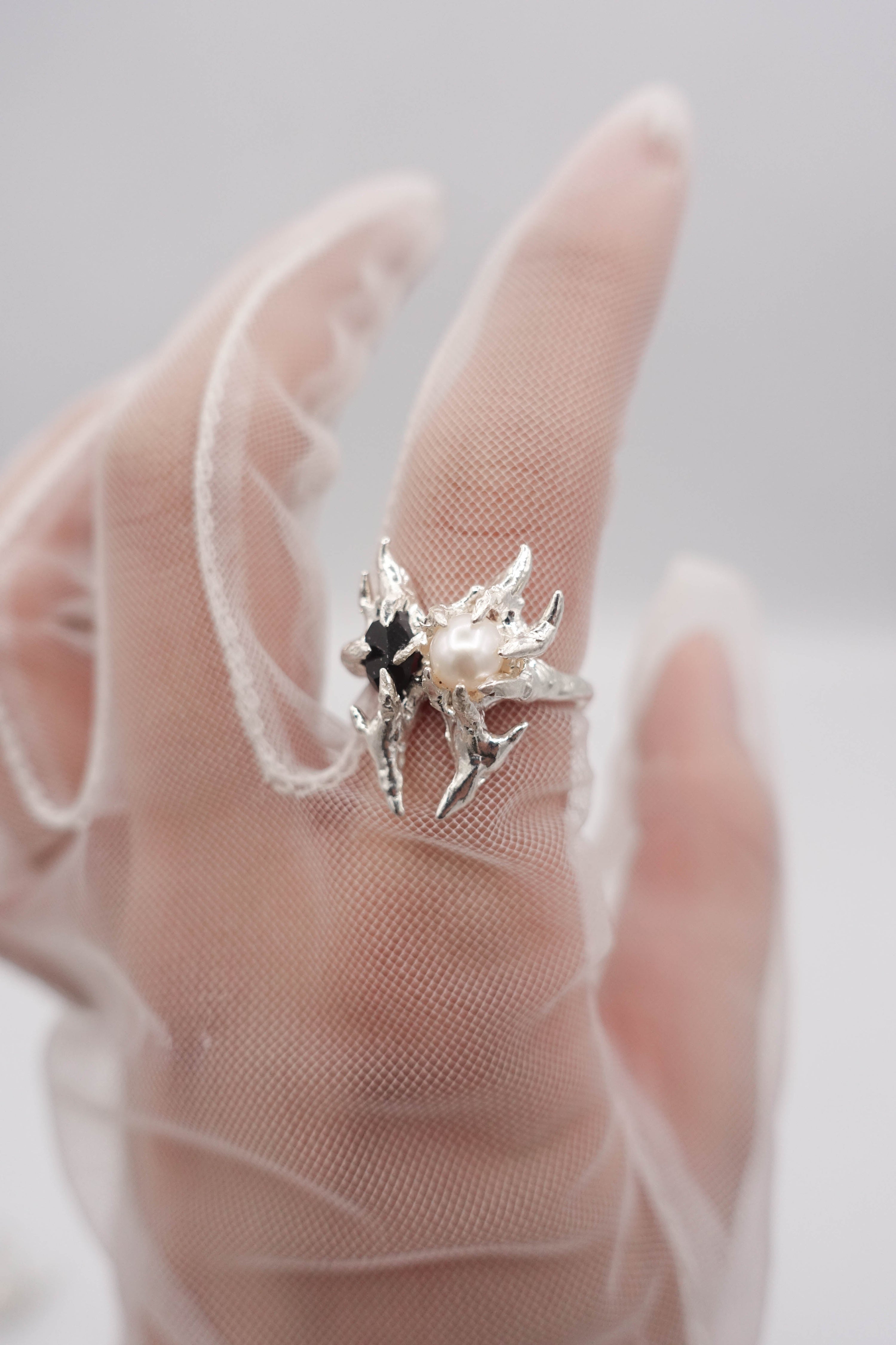 Wicked butterfly ring