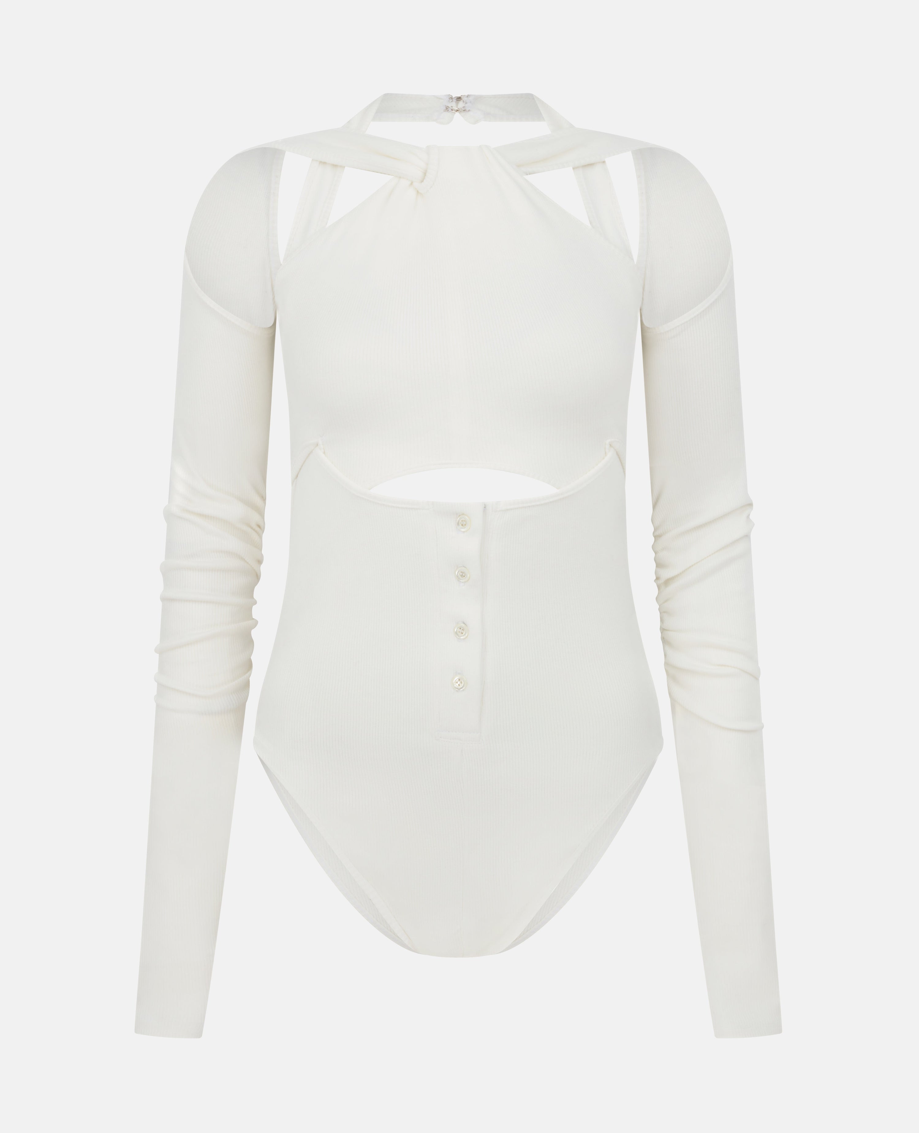 Asuka leotard white