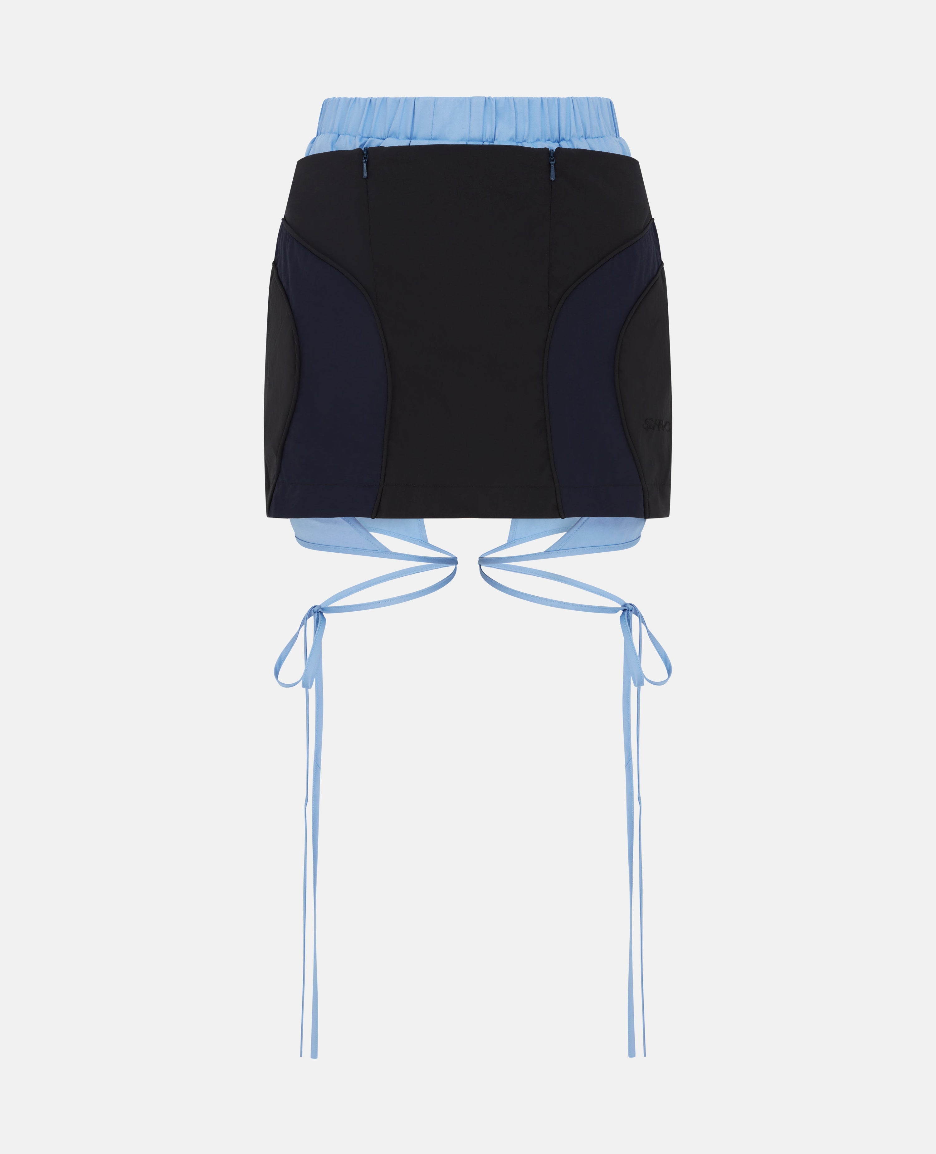 Miami chap skirt nylon black