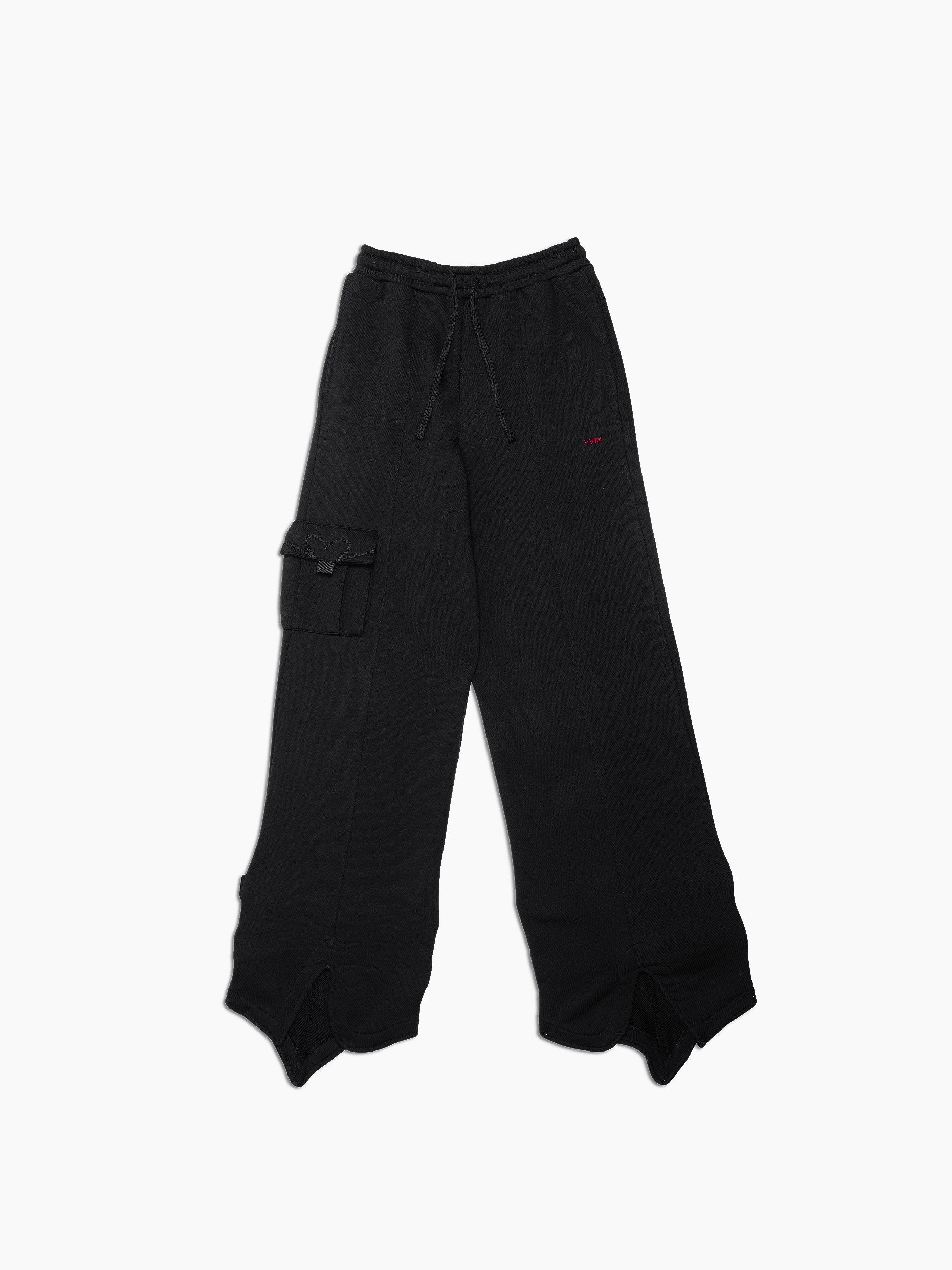Vain cargo college pants black