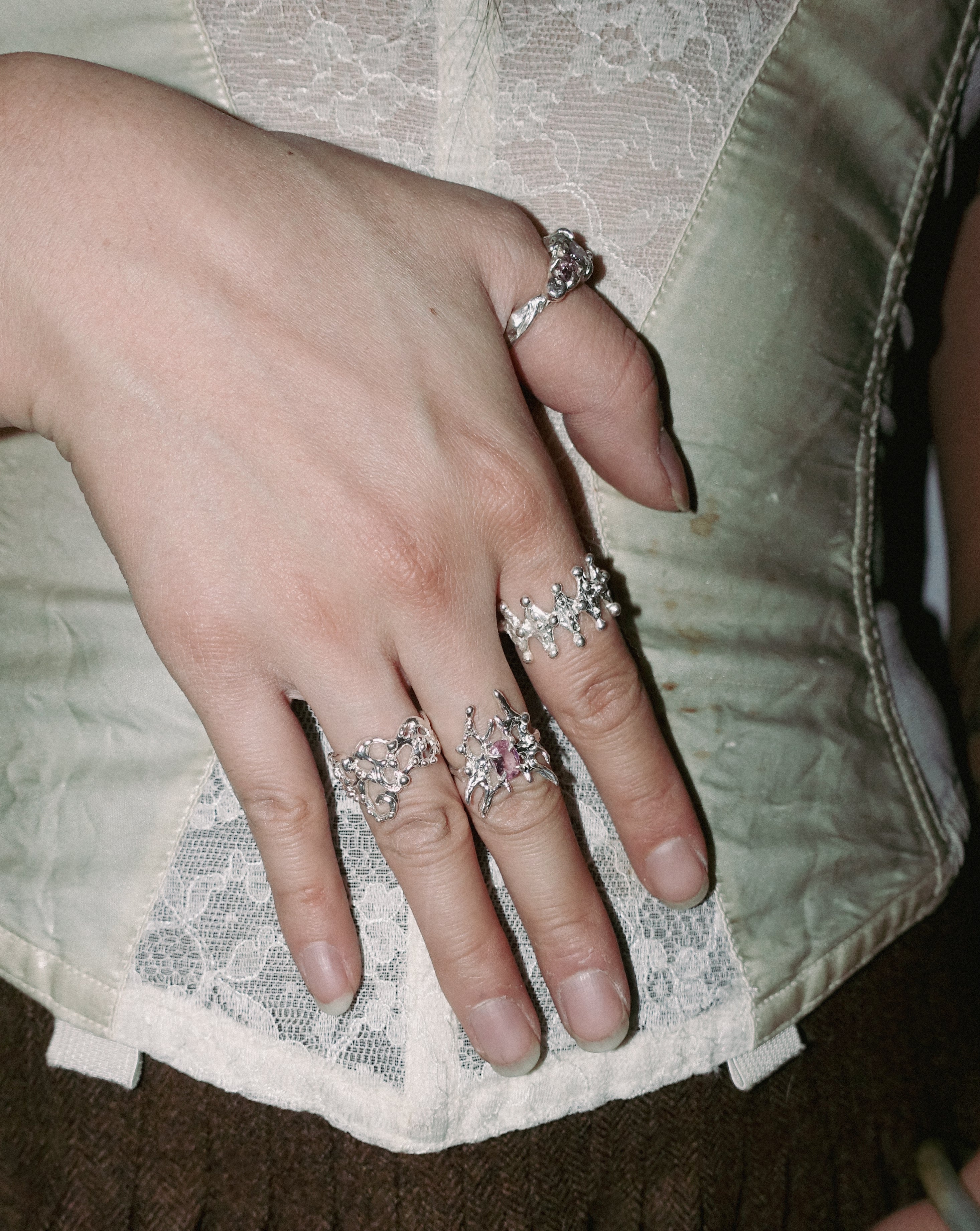 Starlet butterfly ring