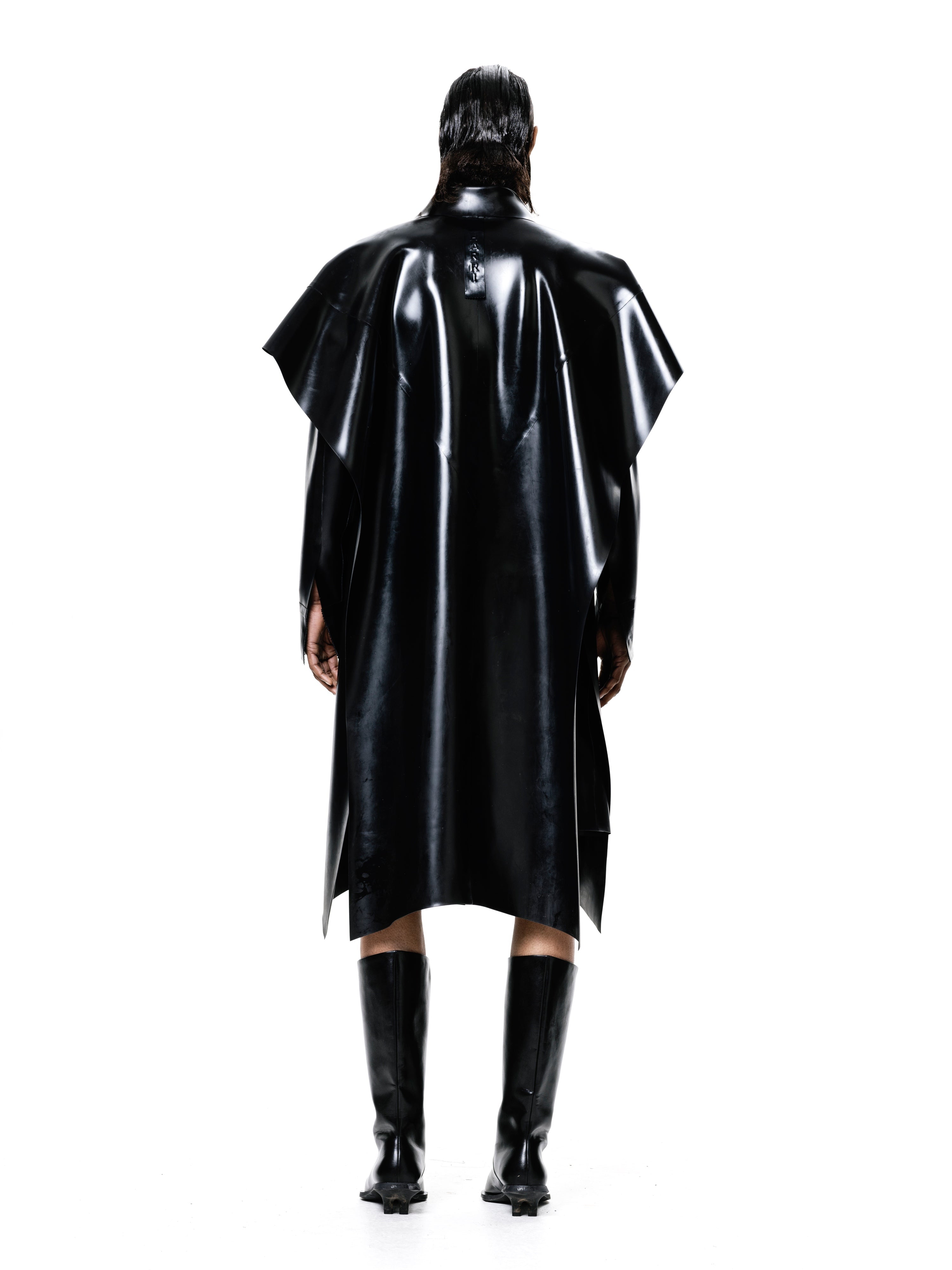Black cape coat | unisex | harri exclusive