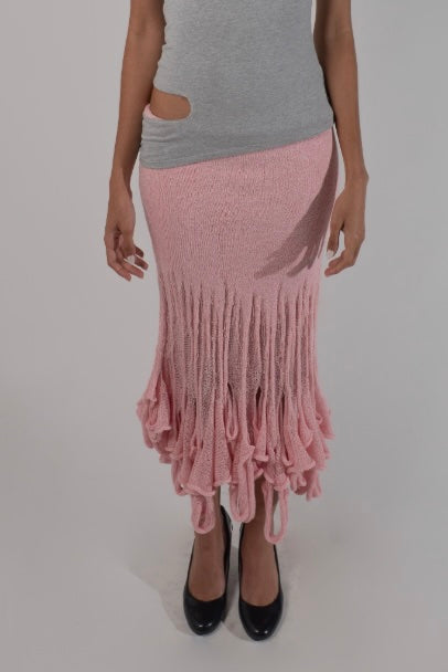 Swiggle oraganic skirt (pink)
