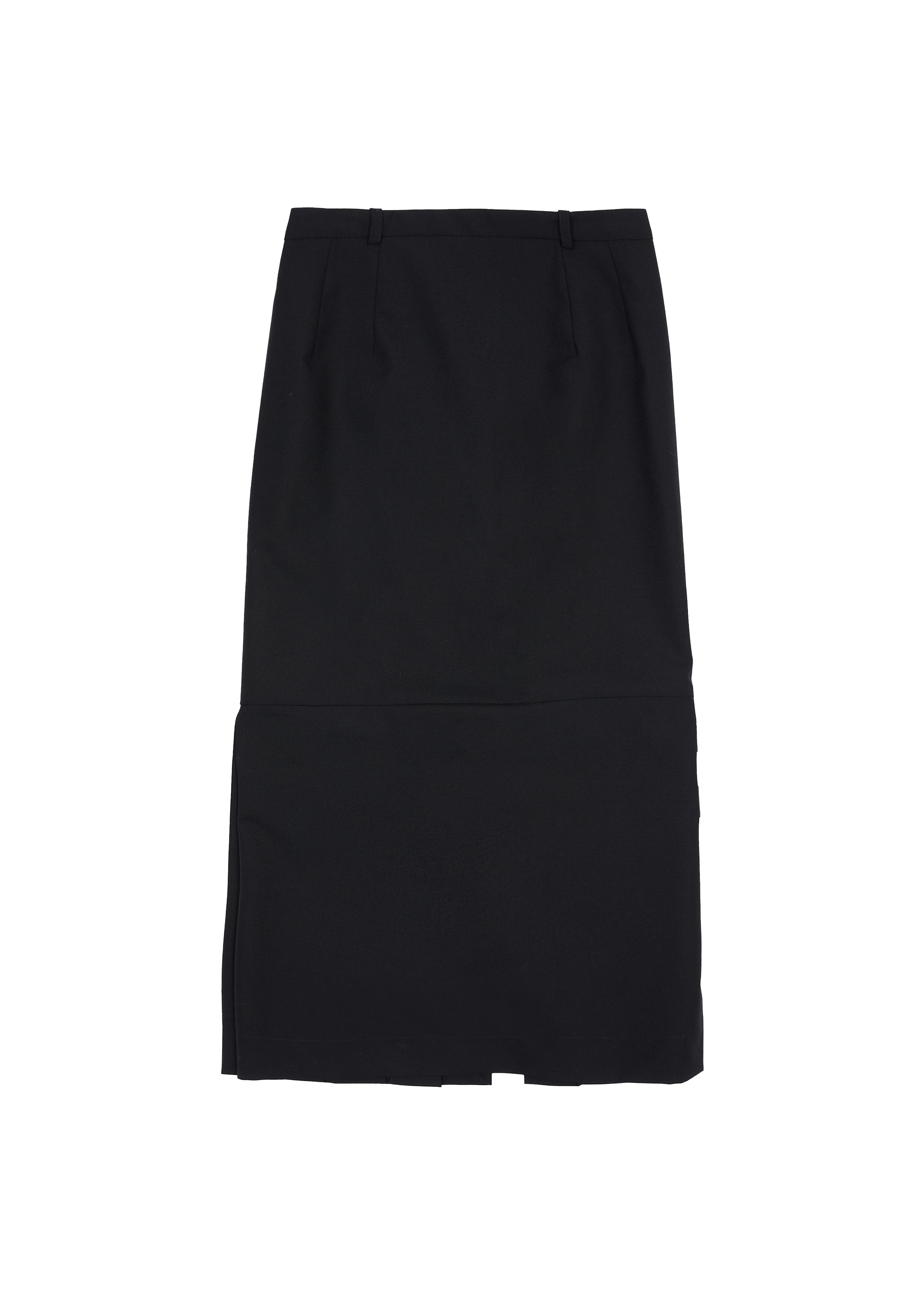 Convex skirt black