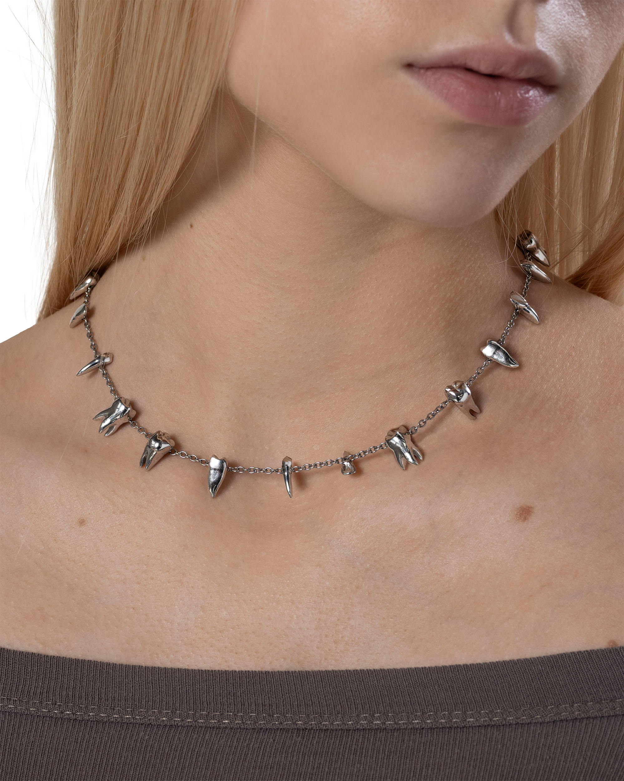 Teeth chain necklace