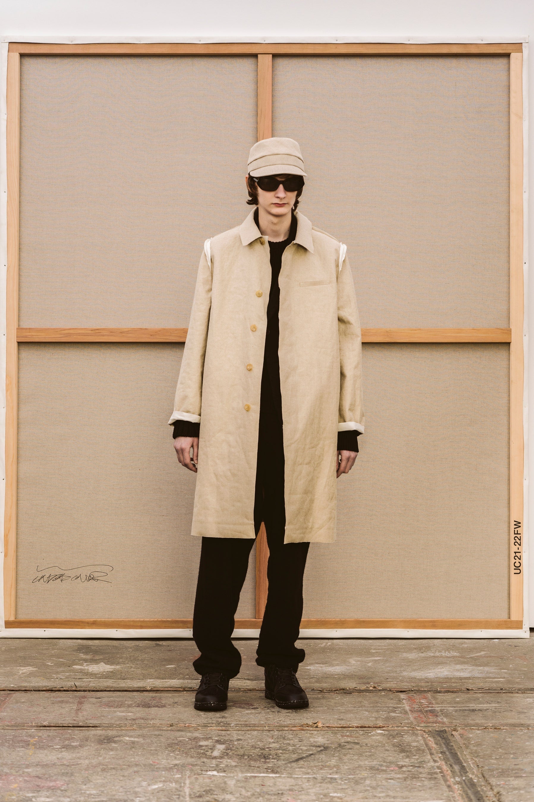 Undercover jun takahashi a/w 2021 linen coat