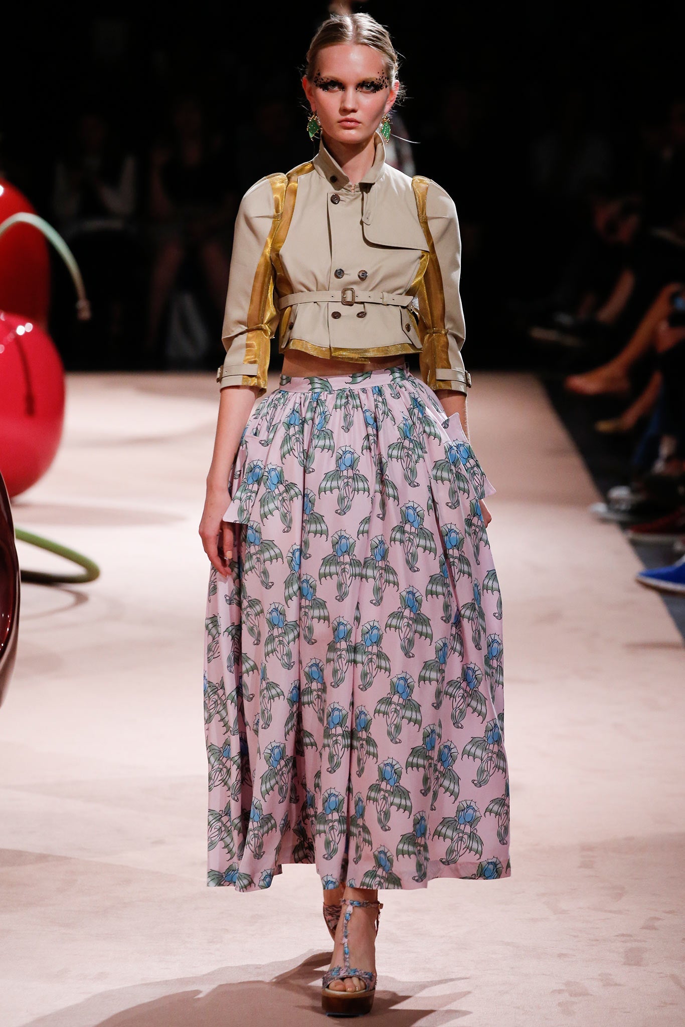 Undercover jun takahashi s/s 2015 cropped trench