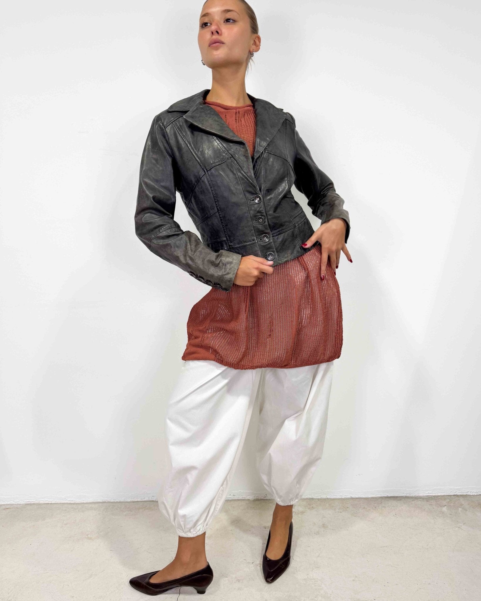 The adheera leather jacket