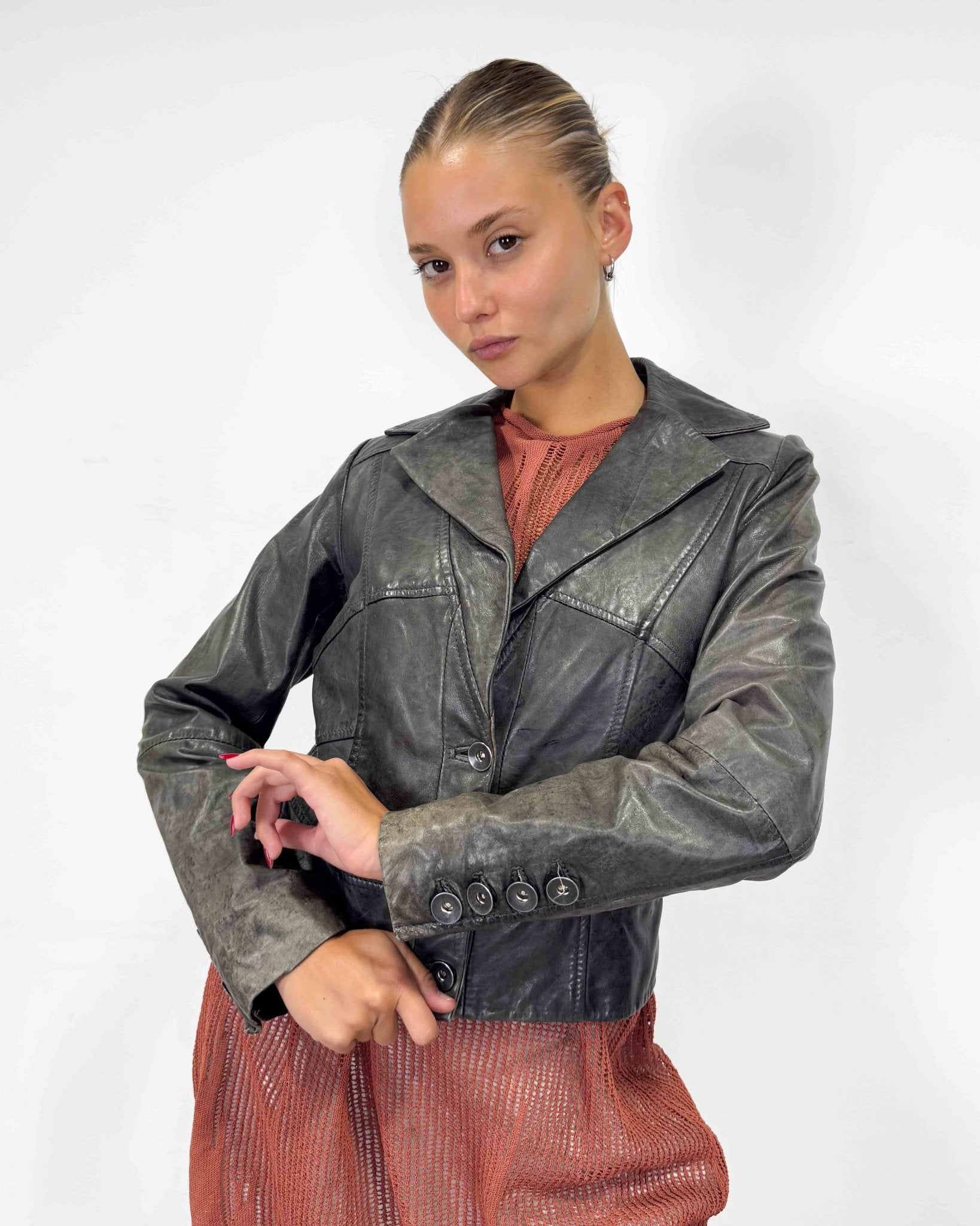 The adheera leather jacket