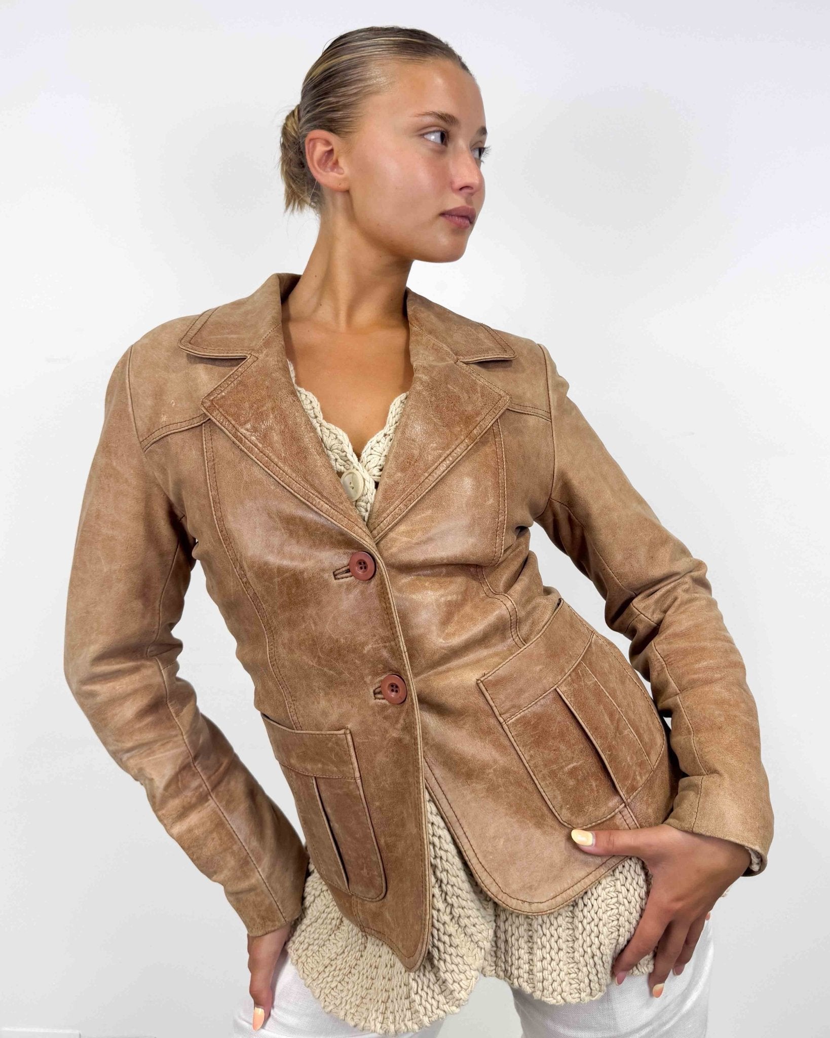 The claire leather jacket