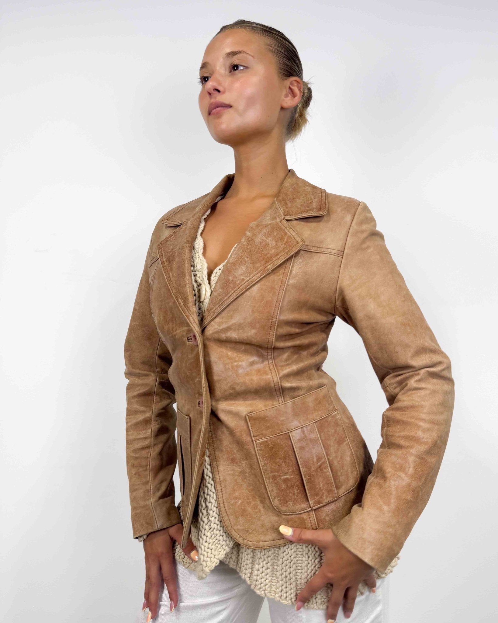The claire leather jacket