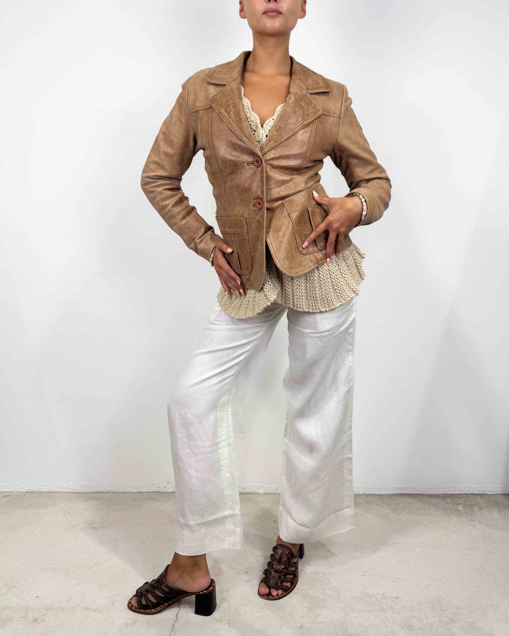 The claire leather jacket