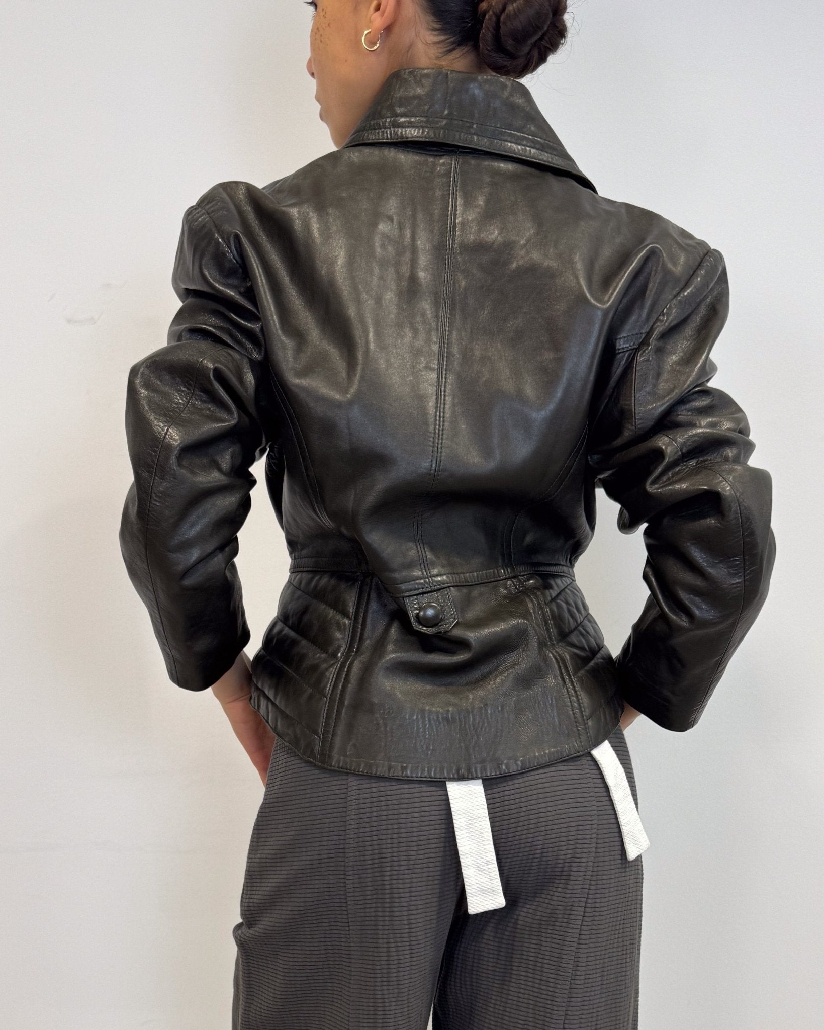 The clarice leather jacket