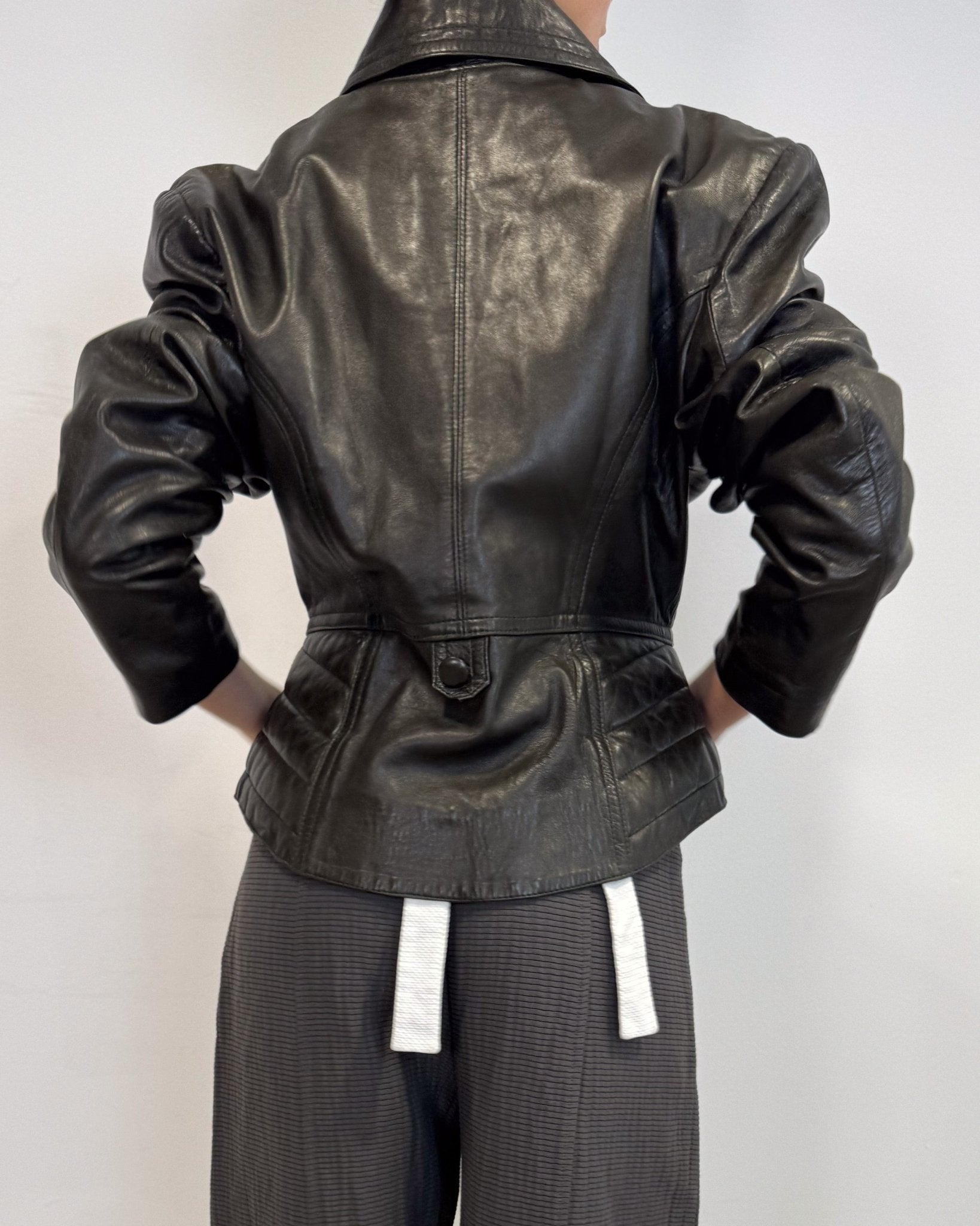 The clarice leather jacket