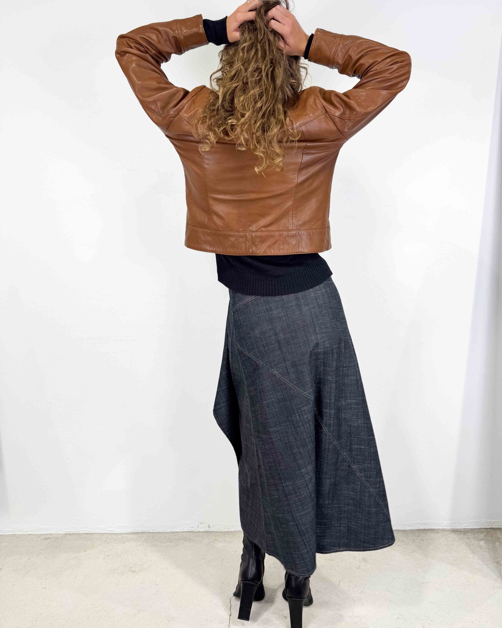 The ginny leather jacket