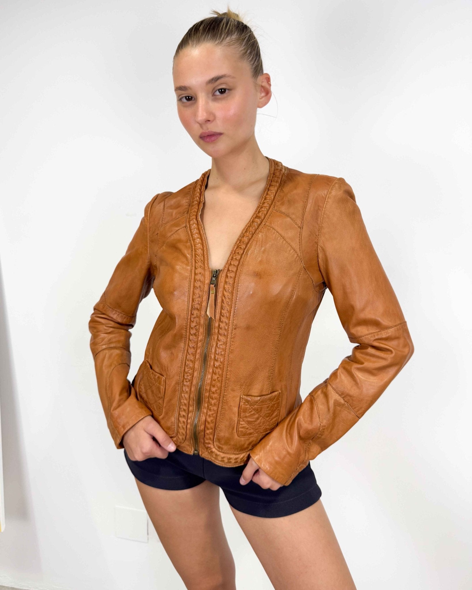 The katie leather jacket
