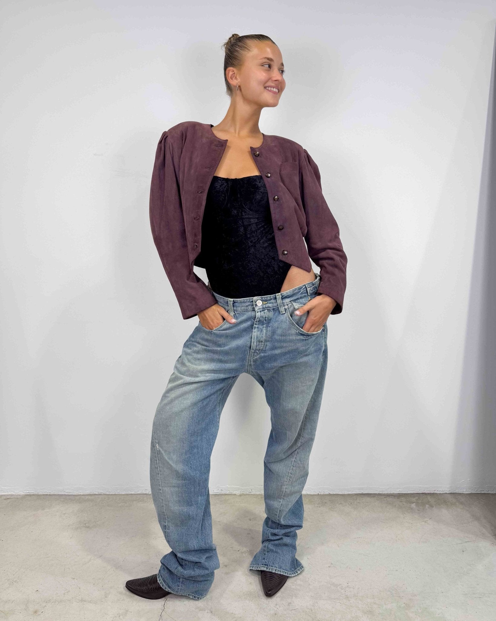 The nadia leather jacket