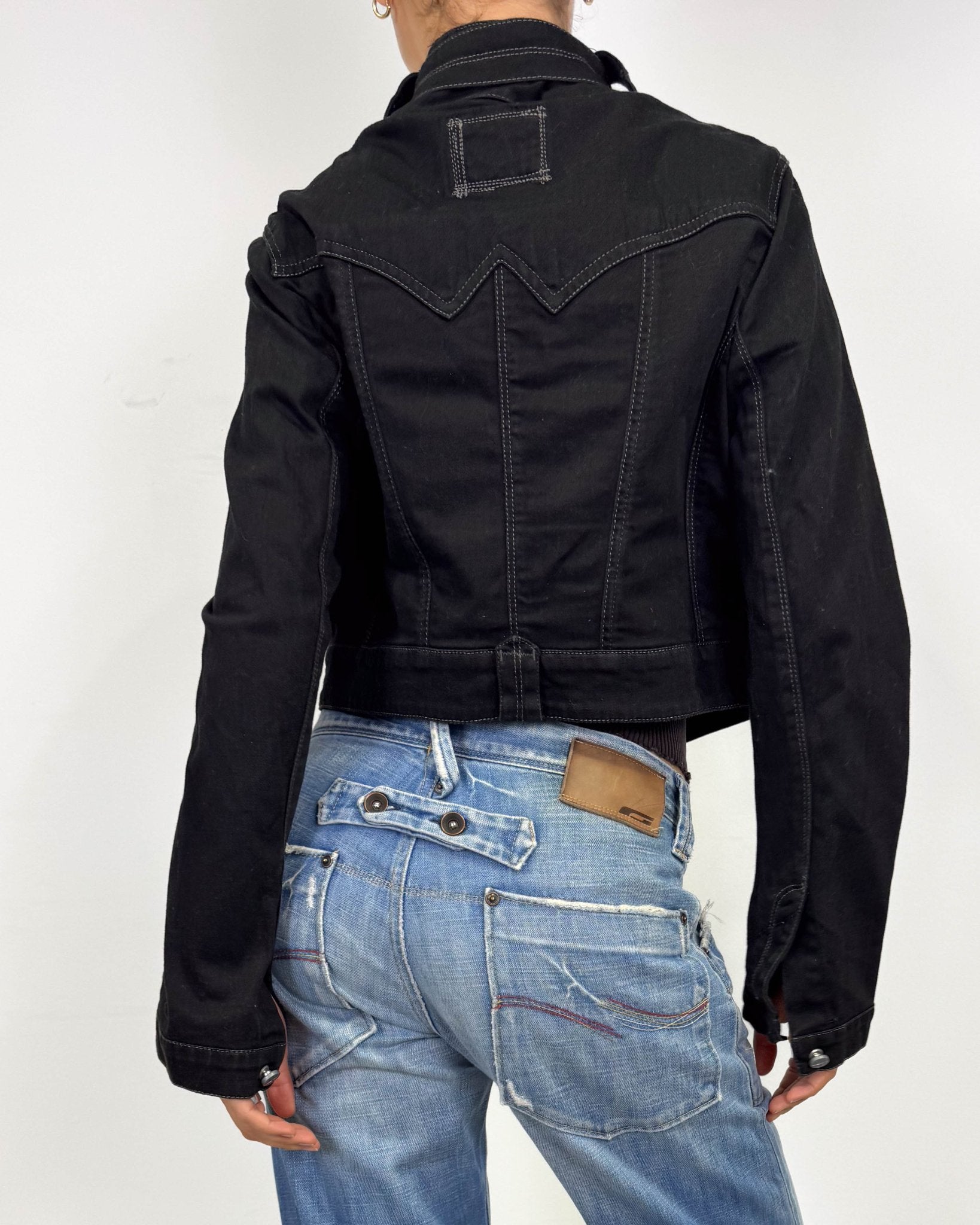 The olive jacket