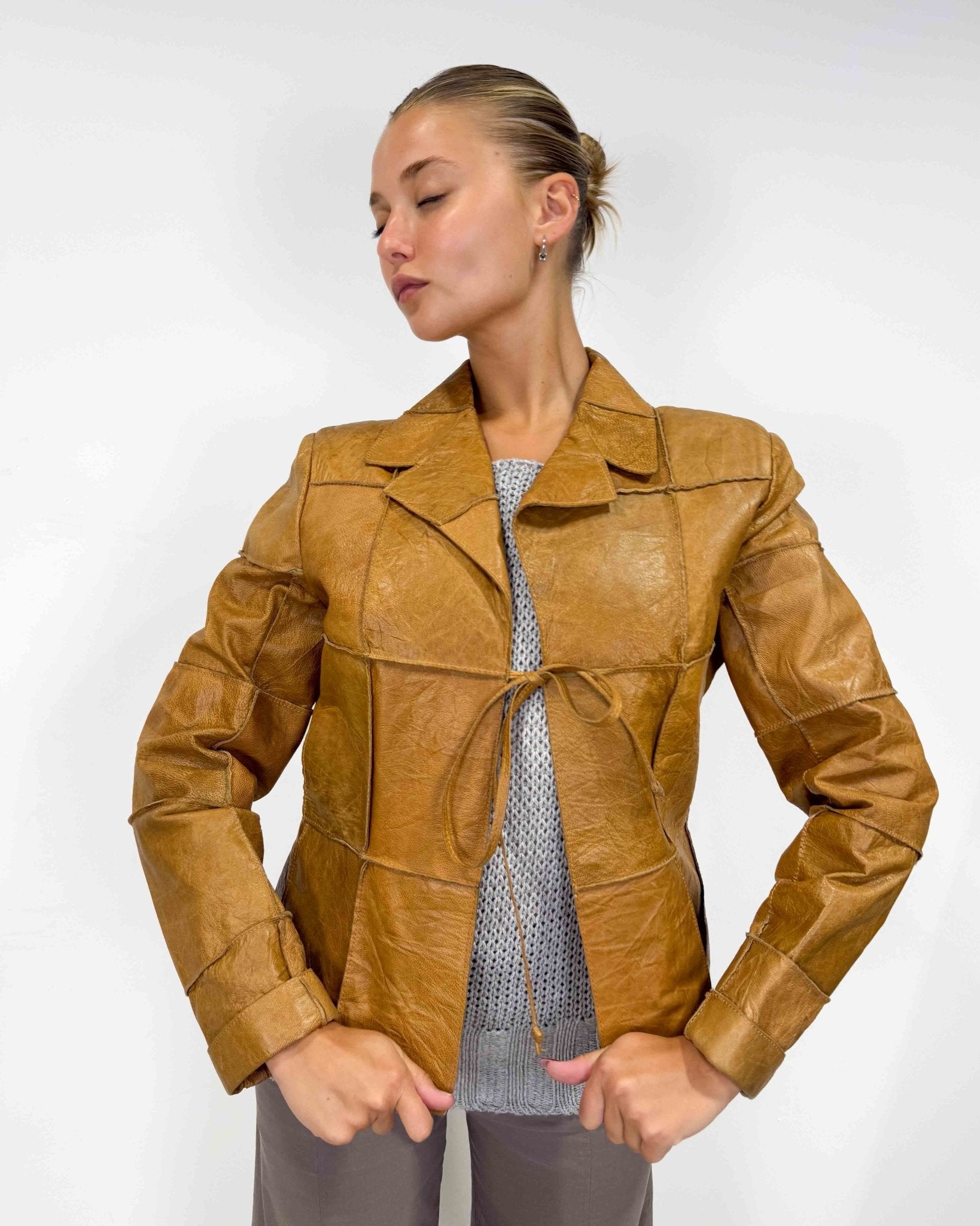 The zaira leather jacket