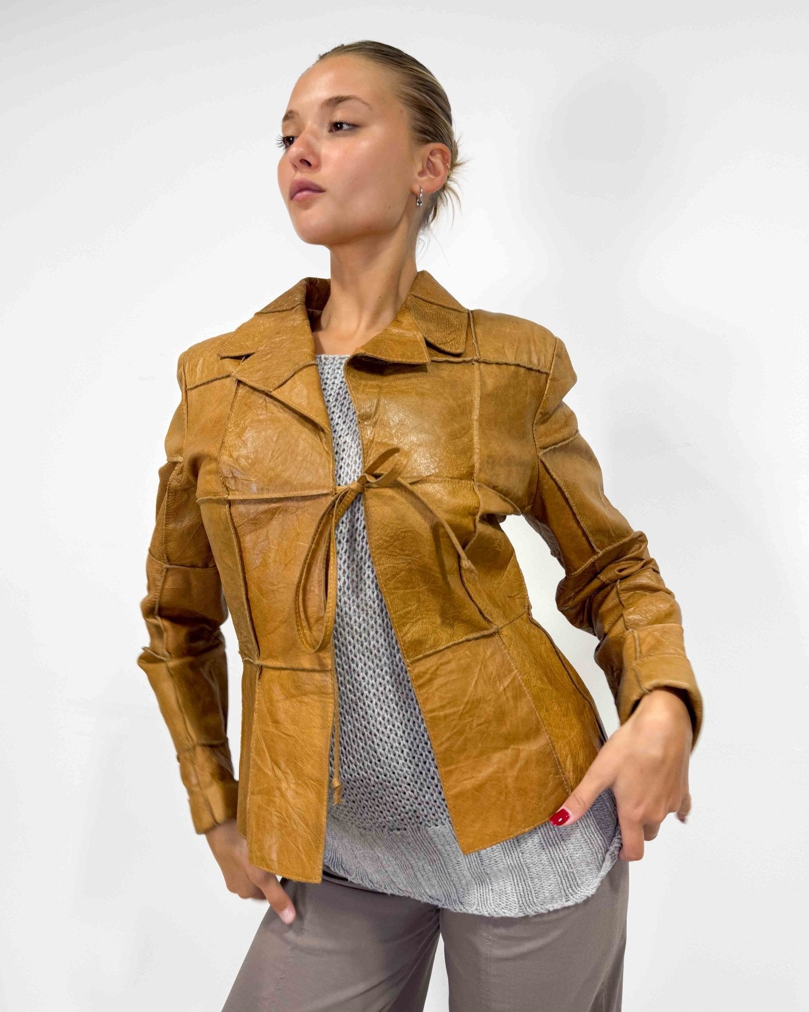 The zaira leather jacket