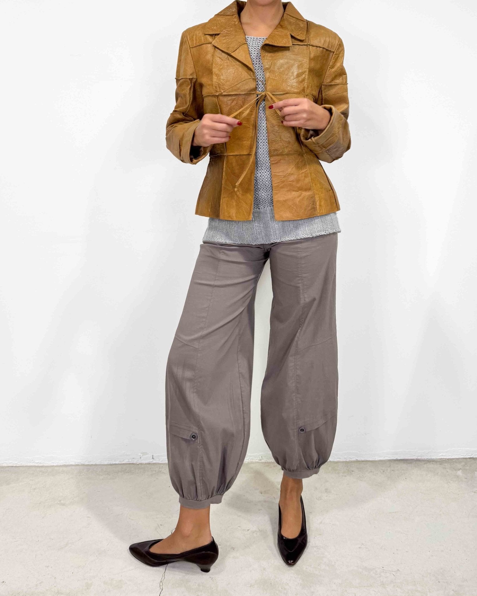 The zaira leather jacket
