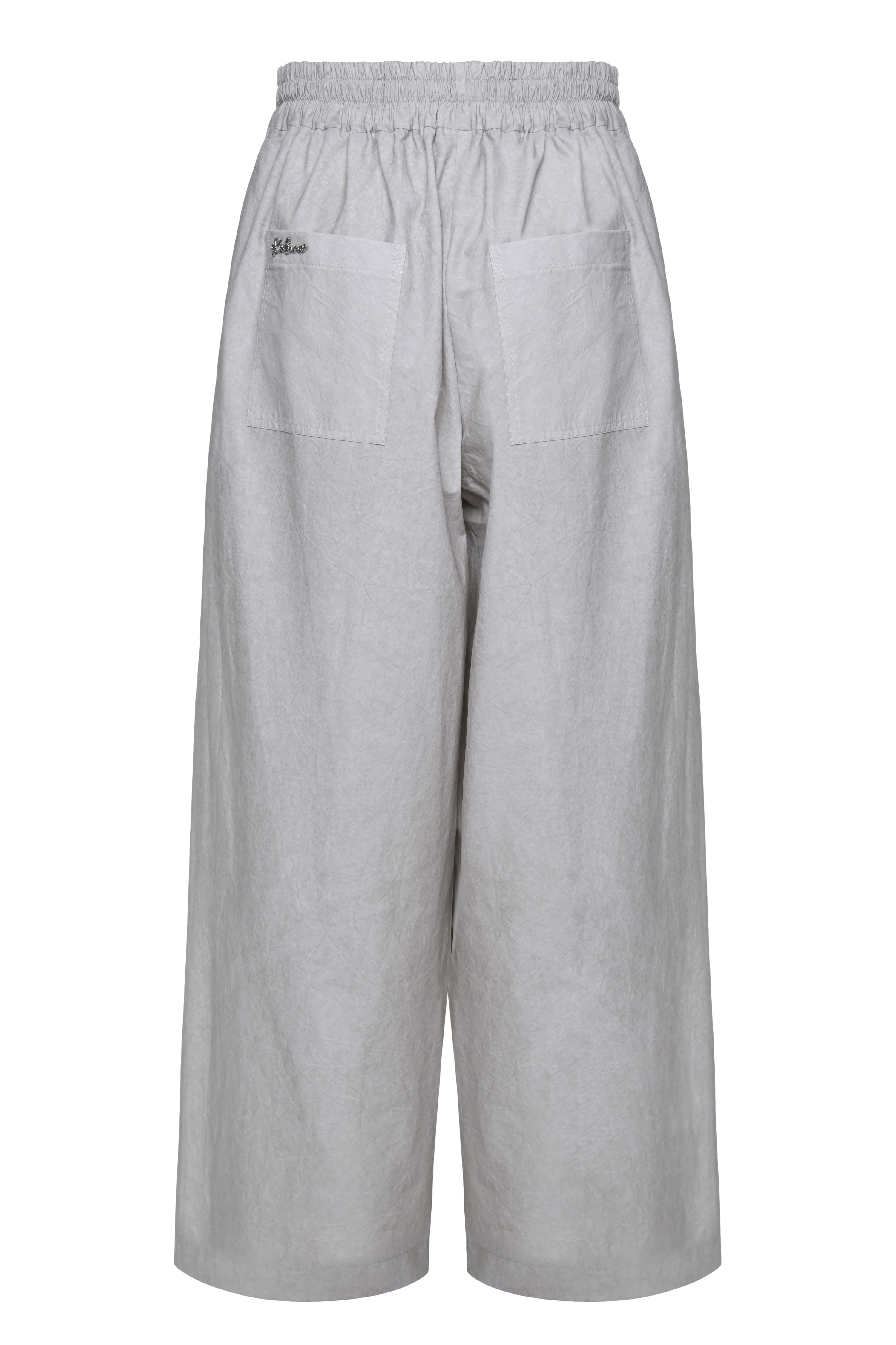 Wide leg pants light gray