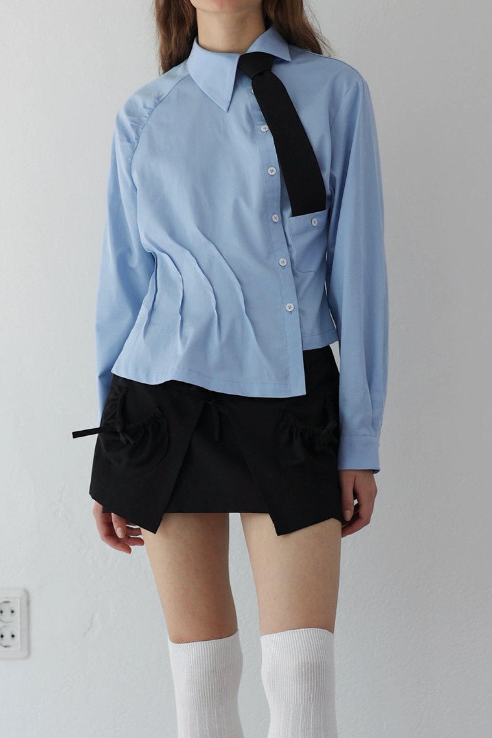 Twist shirt - blue