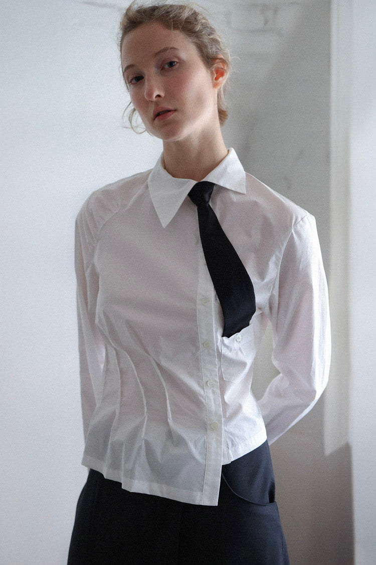 Twist shirt - white