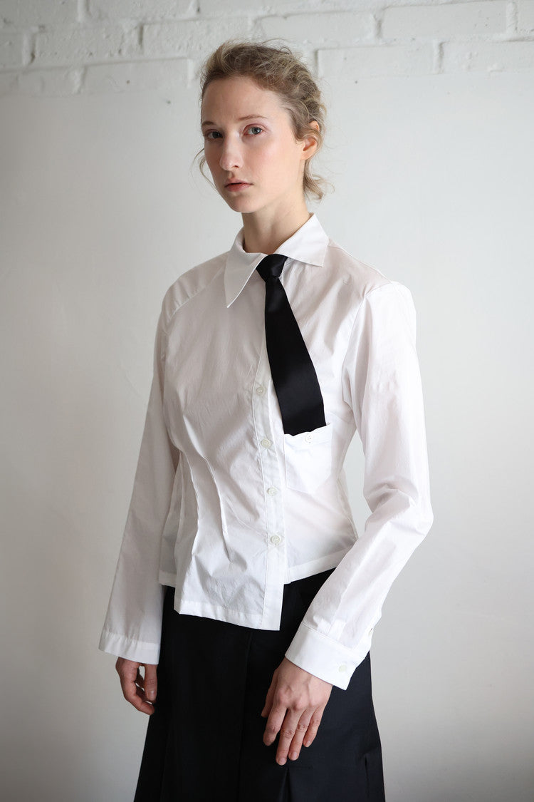 Twist shirt - white