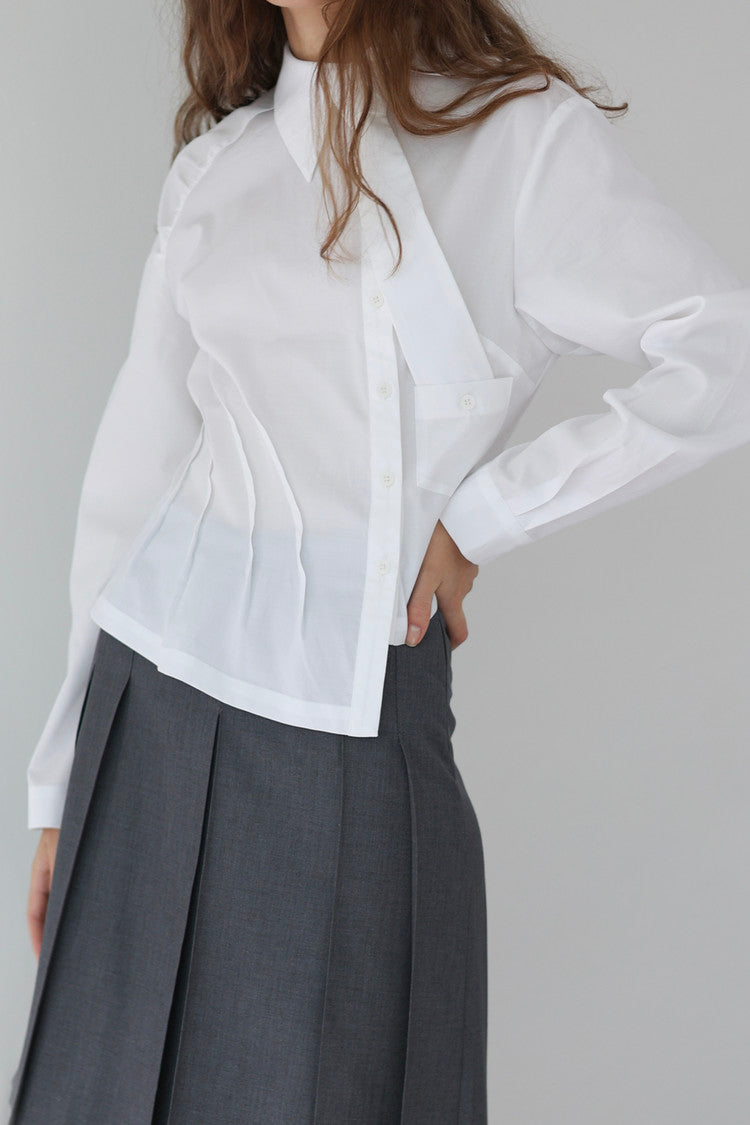 Twist shirt - white