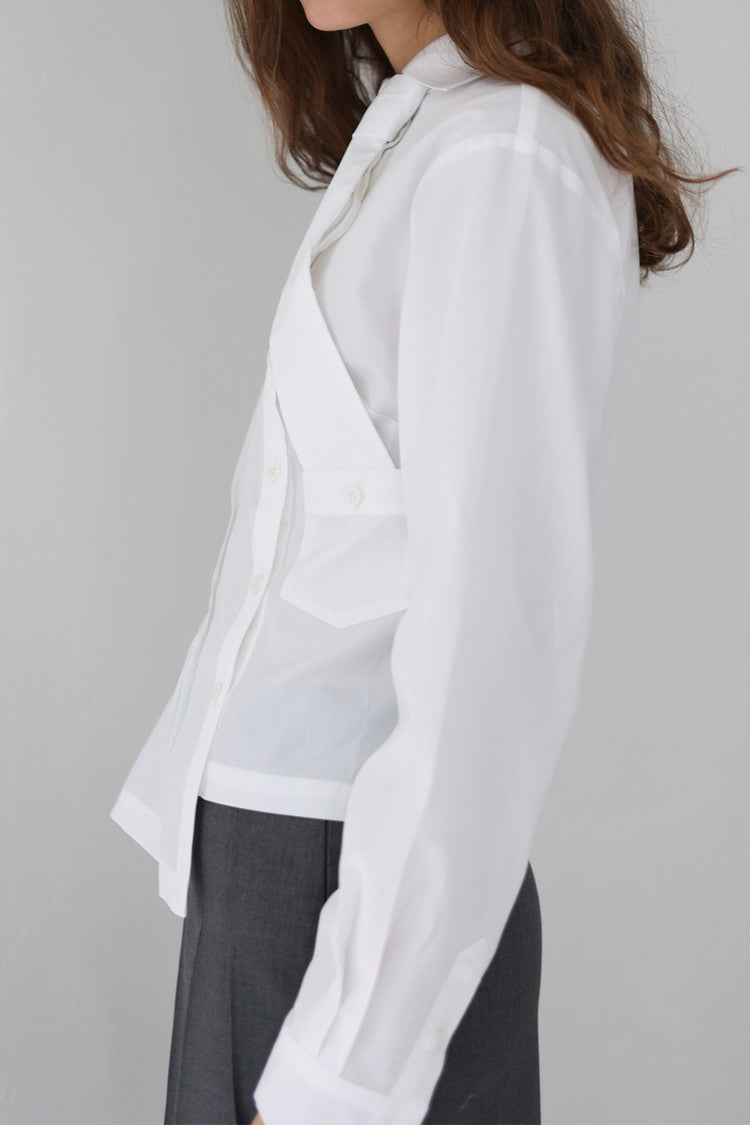 Twist shirt - white