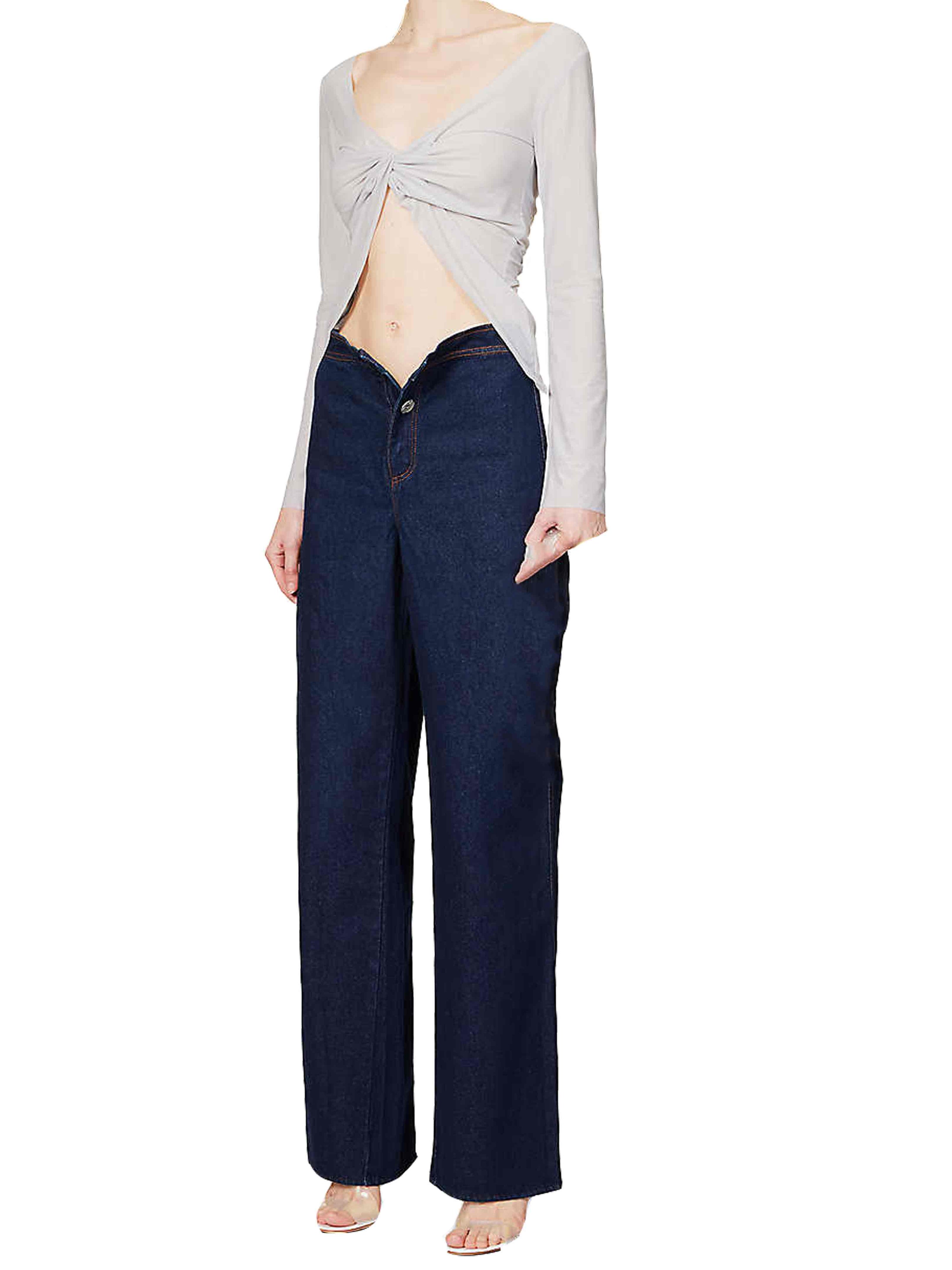 Undressing jeans