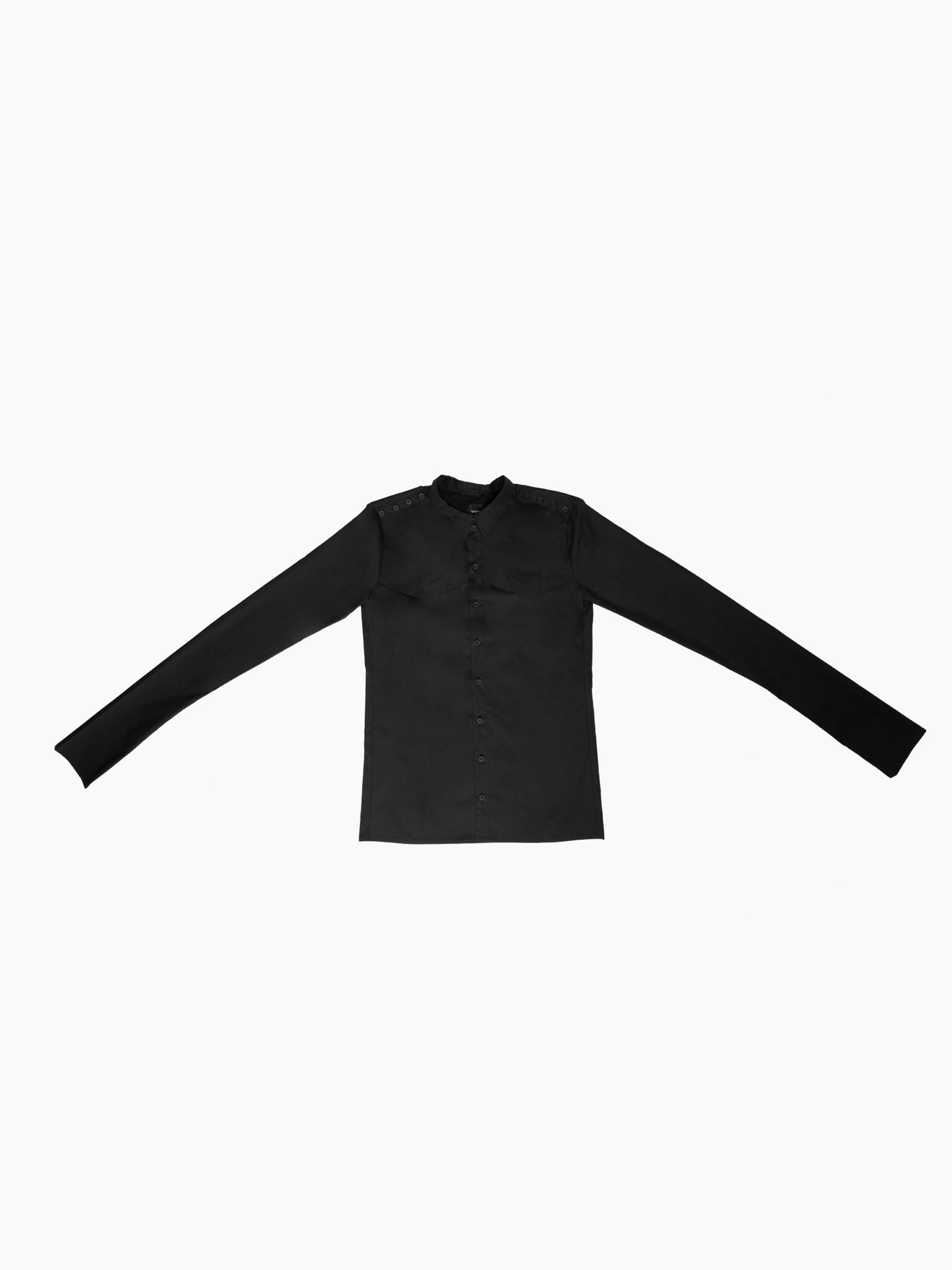 Vain black dress shirt