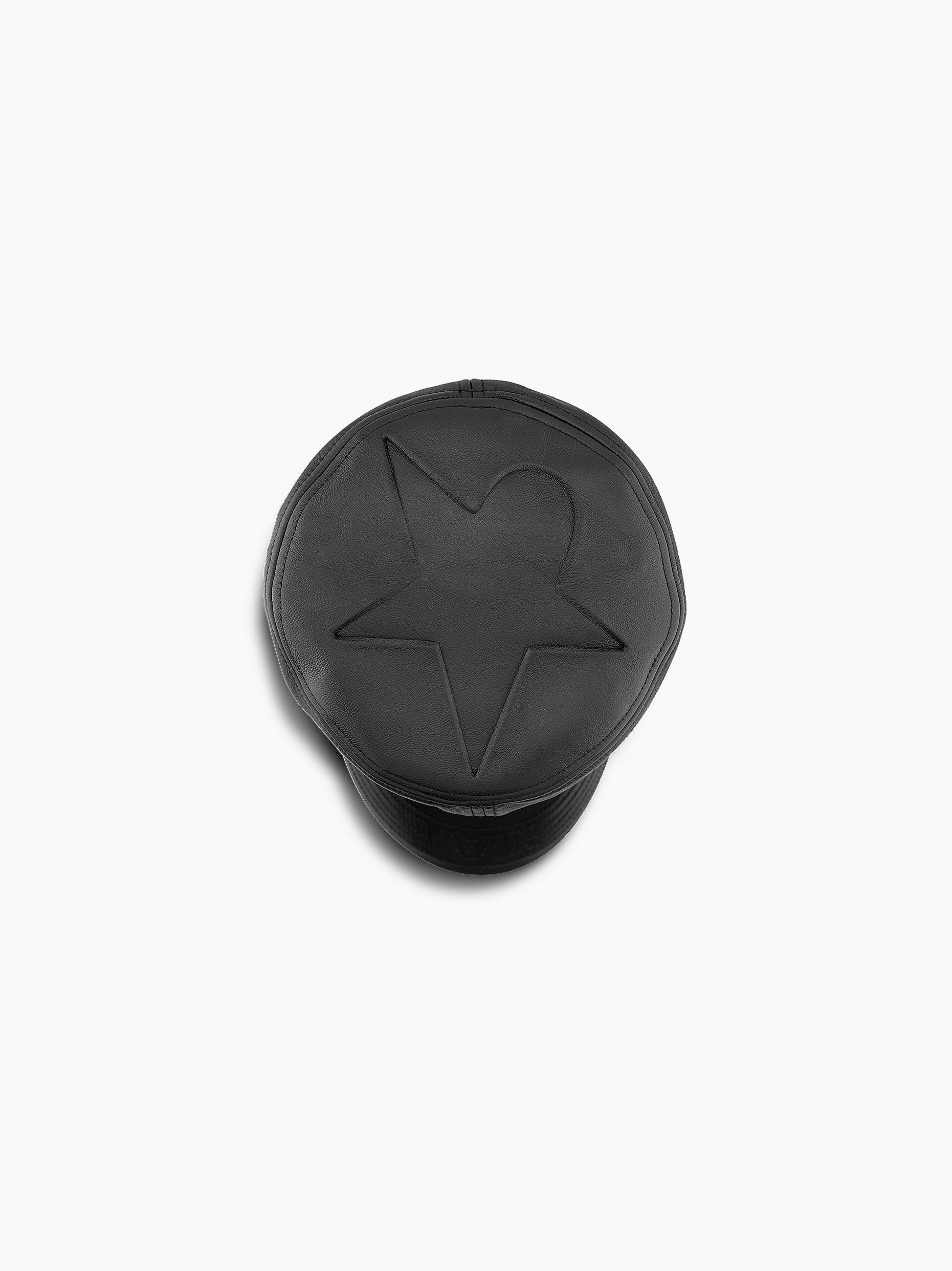 Vain leather cap