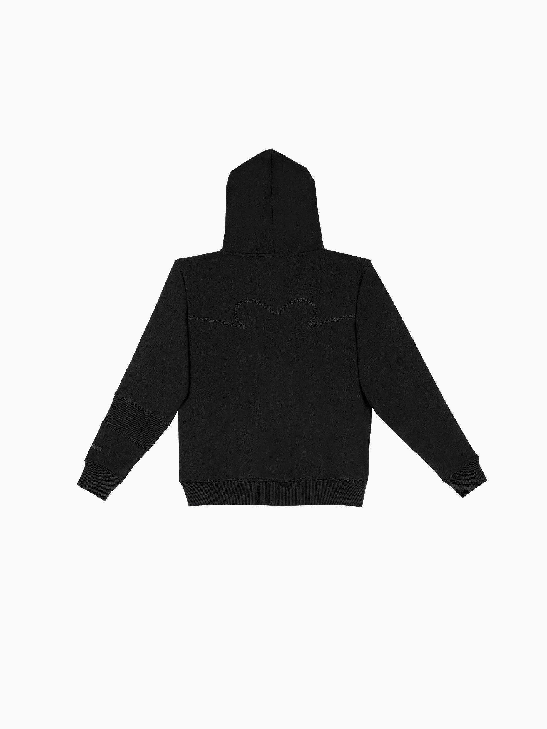 Vain zip hoodie black