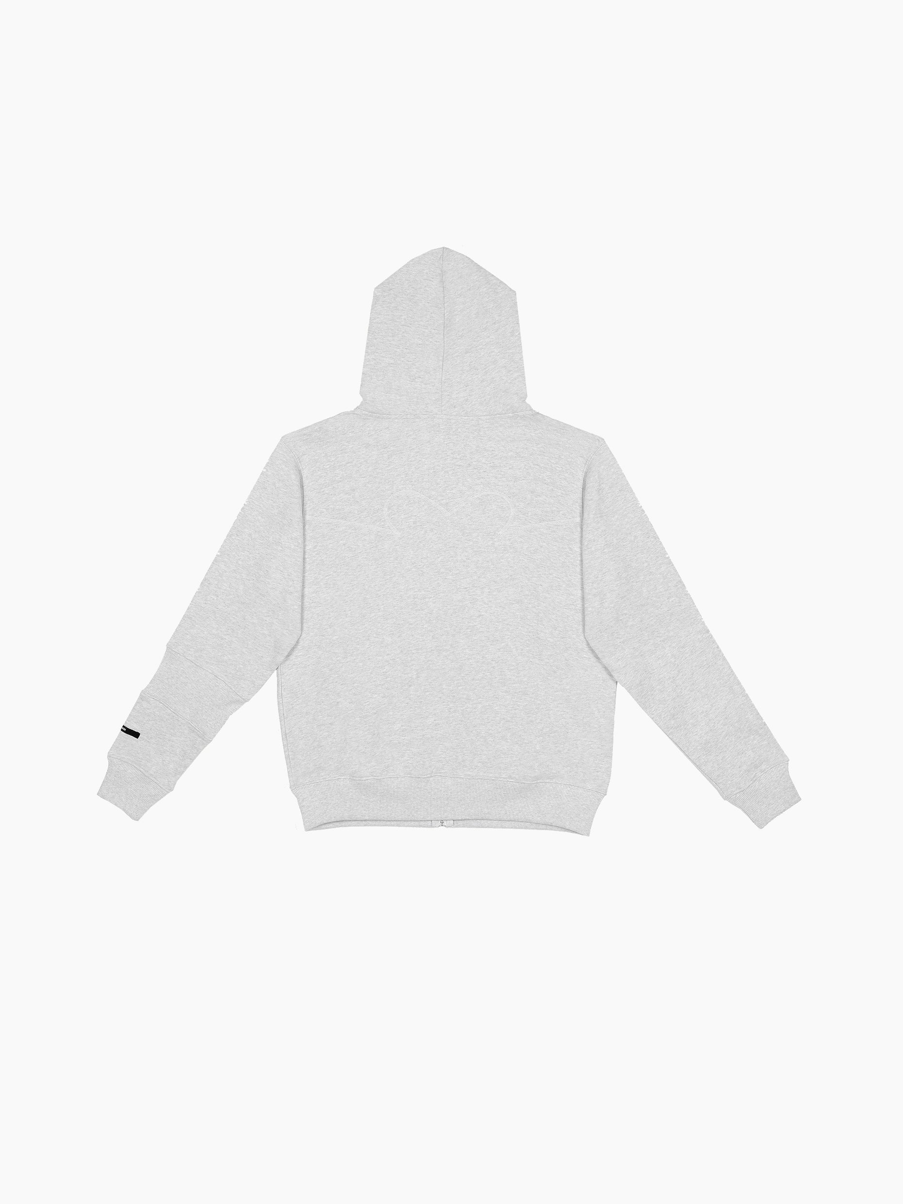 Vain zip hoodie grey