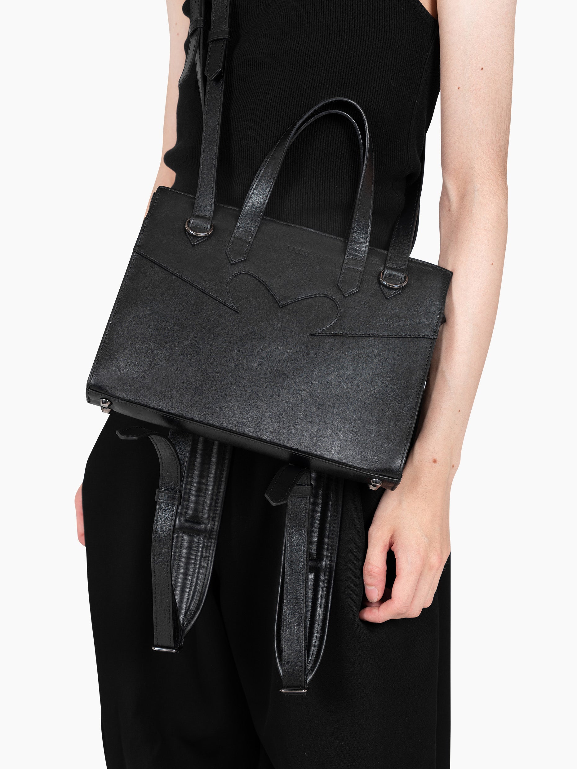 Vain leather mini backpack