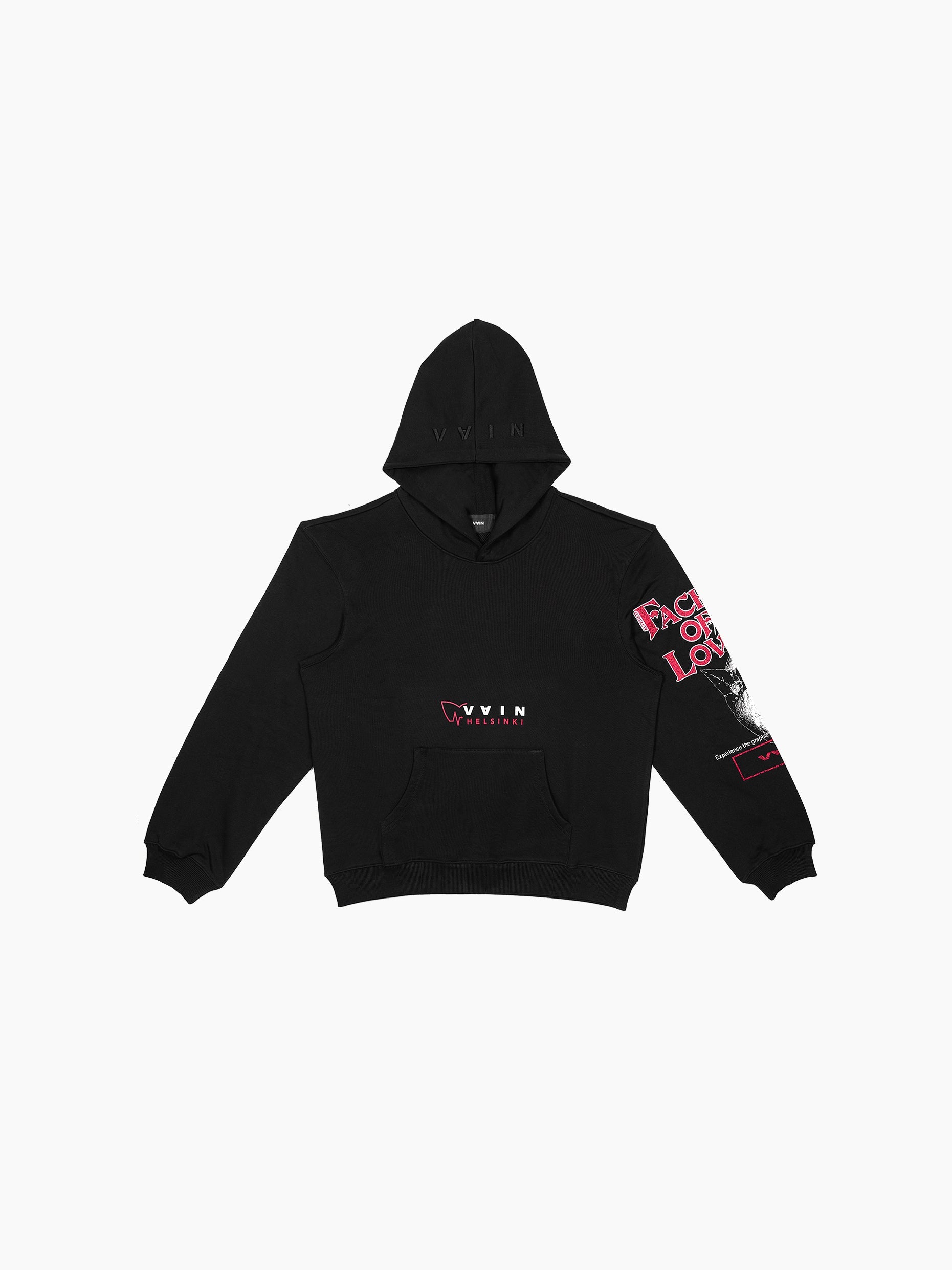 Vain faces of love hoodie