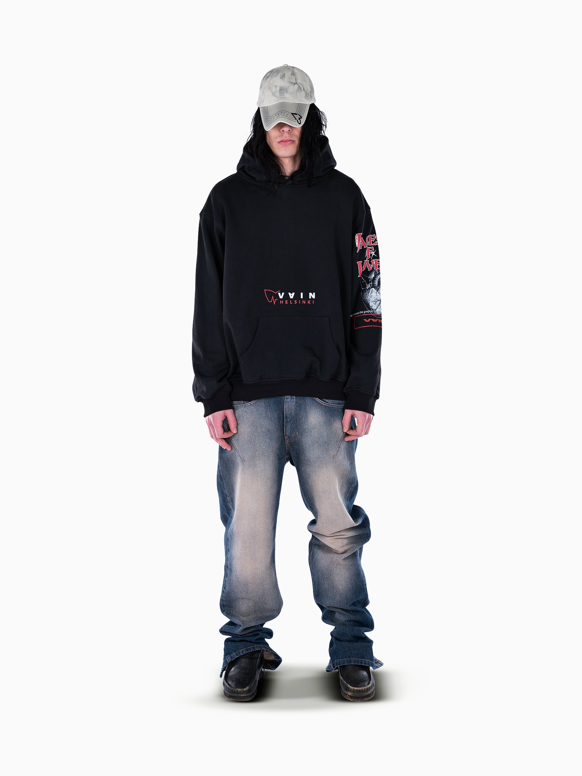 Vain faces of love hoodie