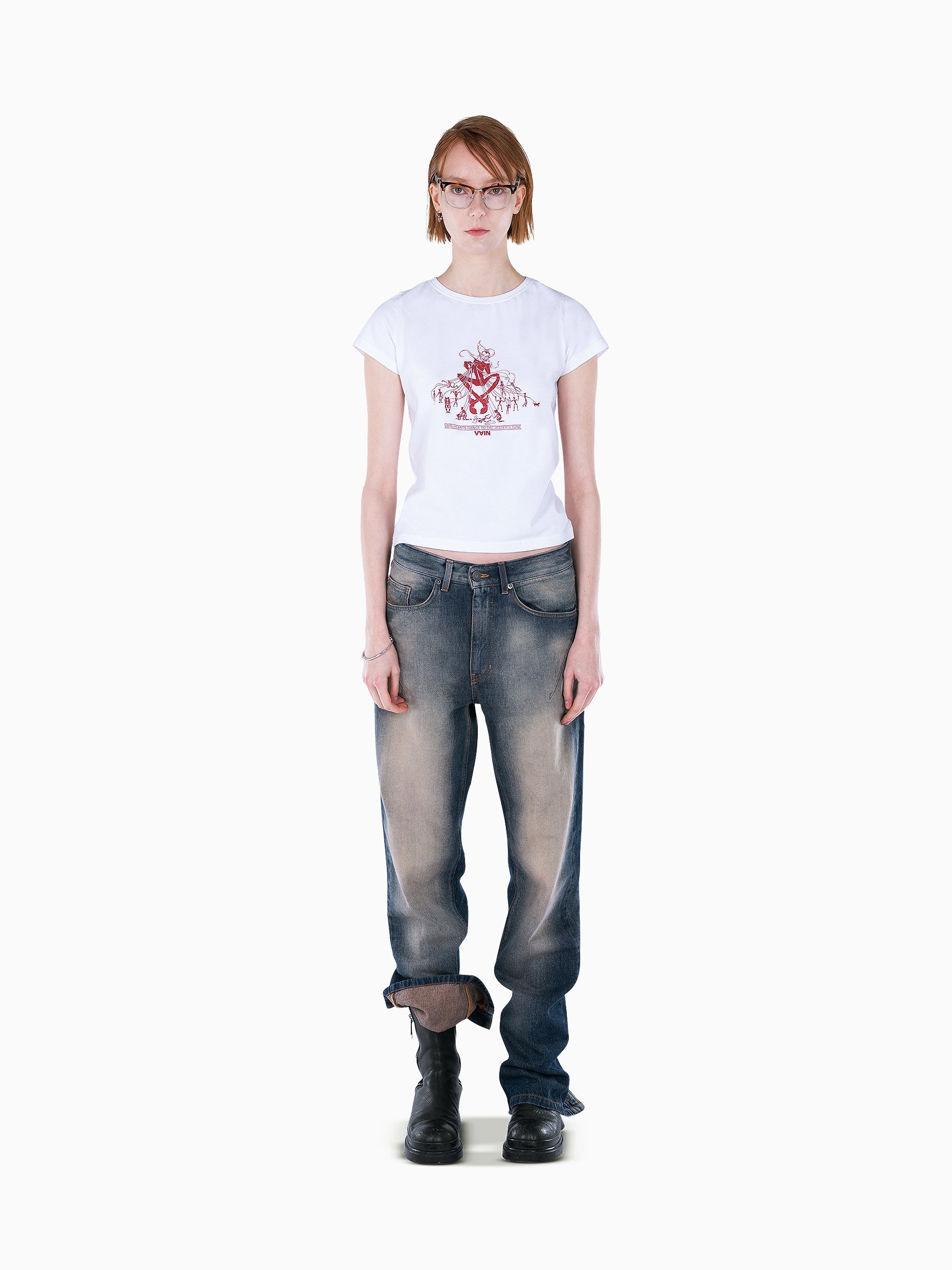 Vain marionette fitted t-shirt