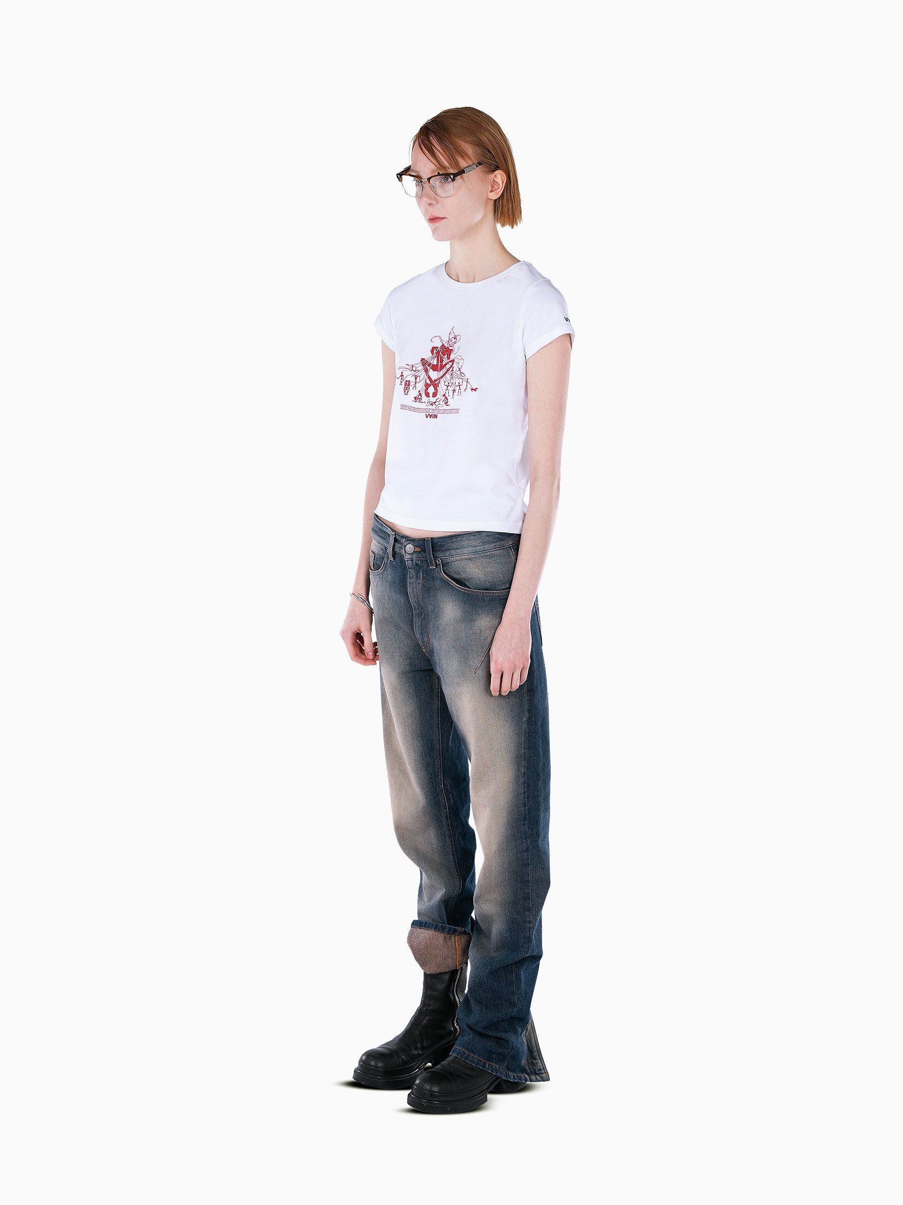 Vain marionette fitted t-shirt