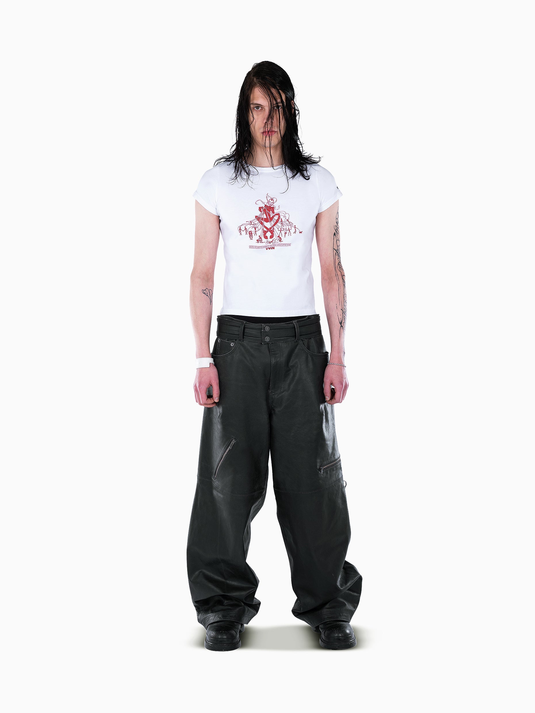 Vain marionette fitted t-shirt