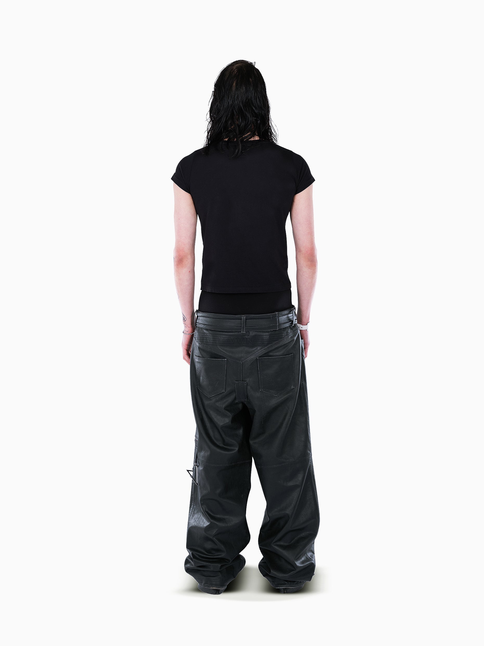 Vain stay lost in pain fitted t-shirt