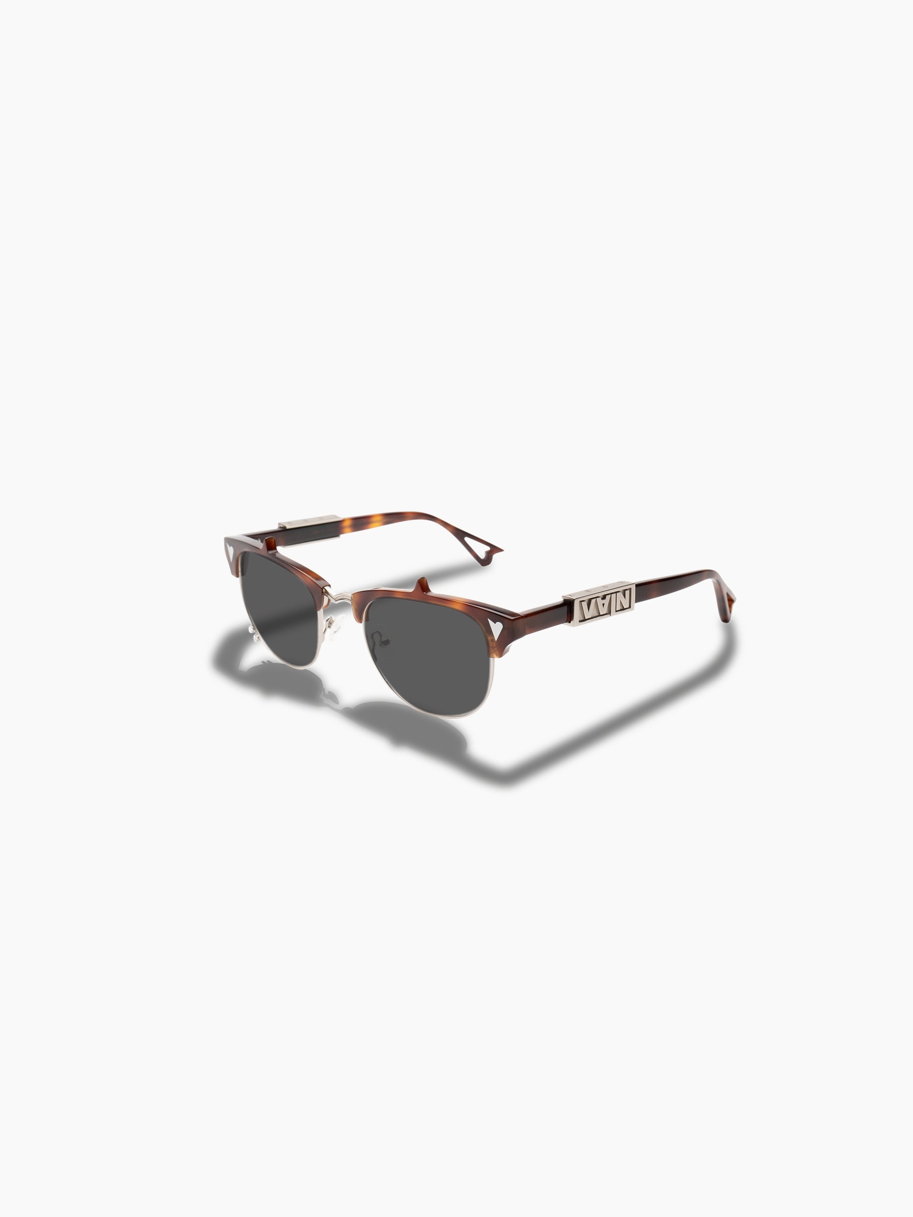 Vain hard eye glasses tortoise
