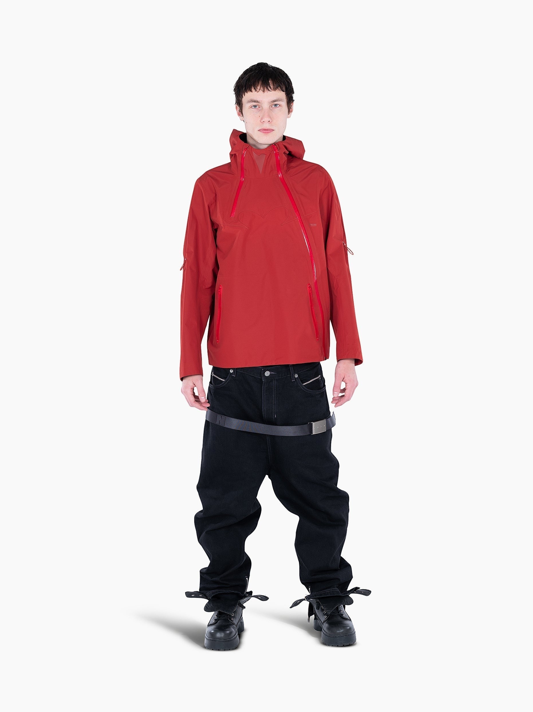 Vain shell jacket red